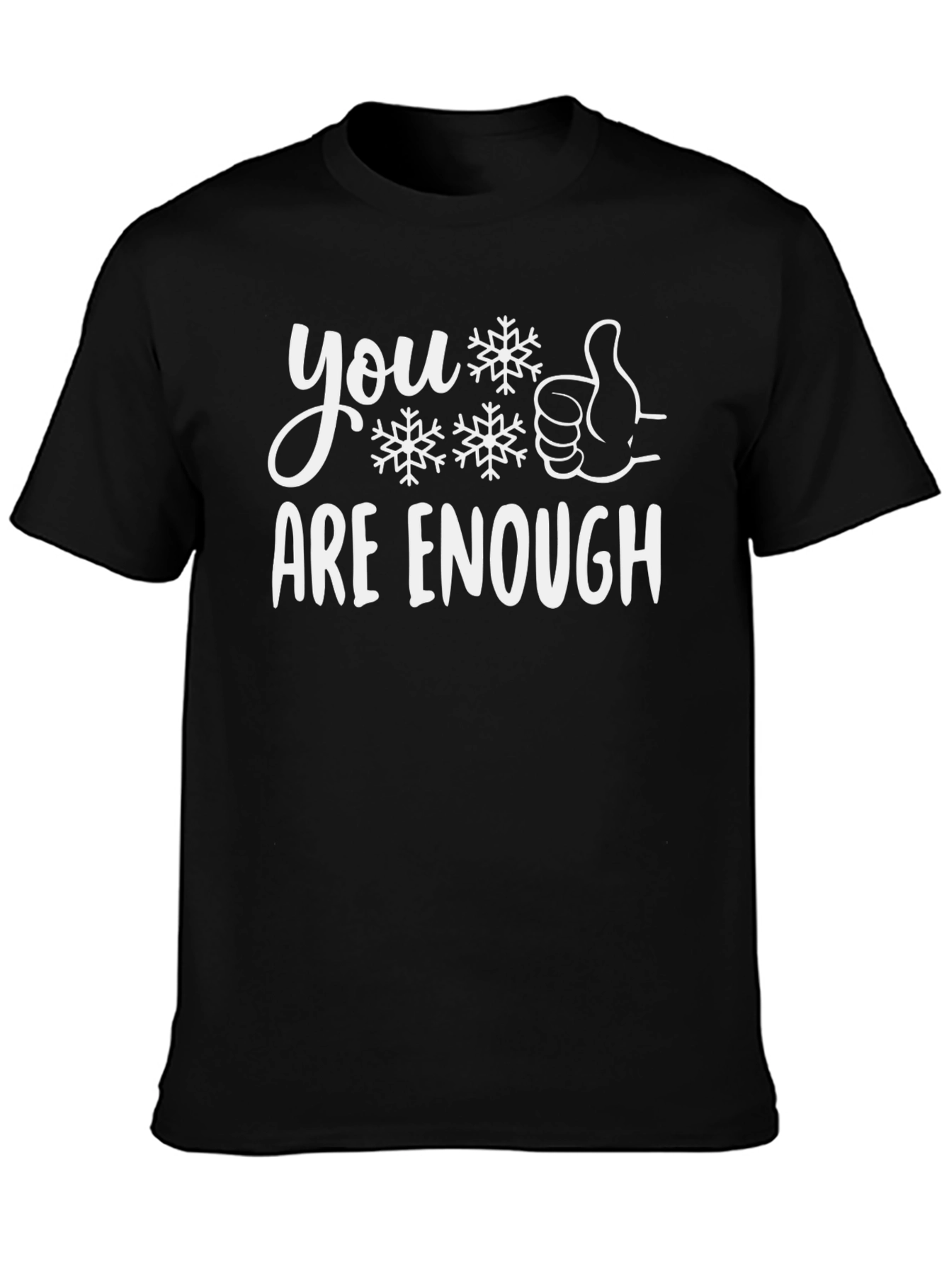 You Are Enough Snowflake Graphic Tee