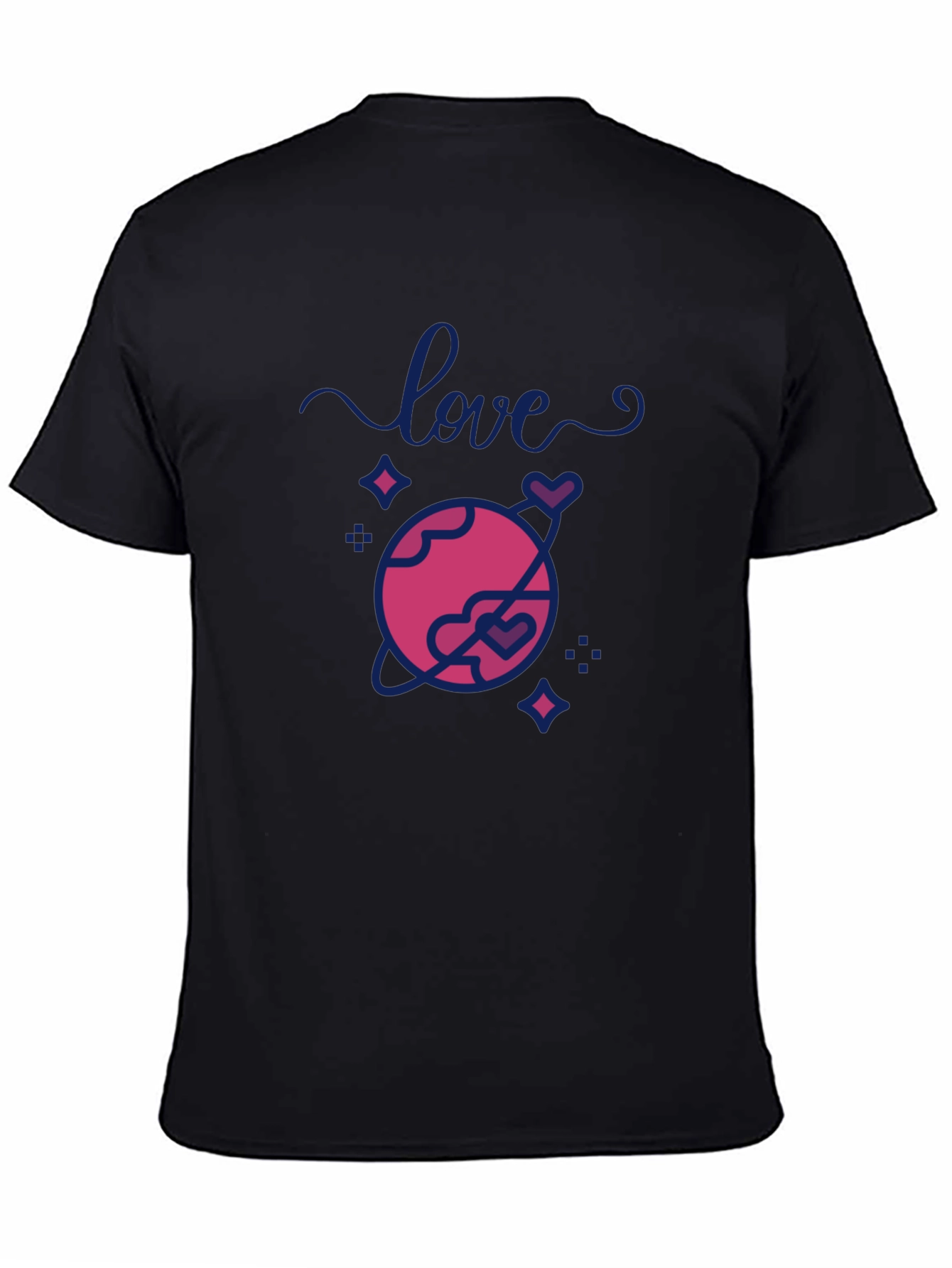 Love Planet Graphic T-Shirt - Trendy Casual Tee
