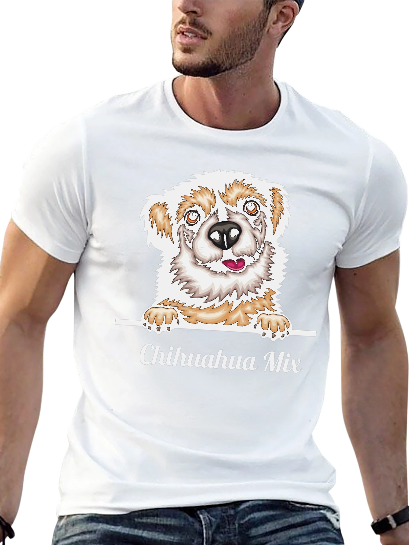 Chihuahua Mix Dog Graphic T-Shirt
