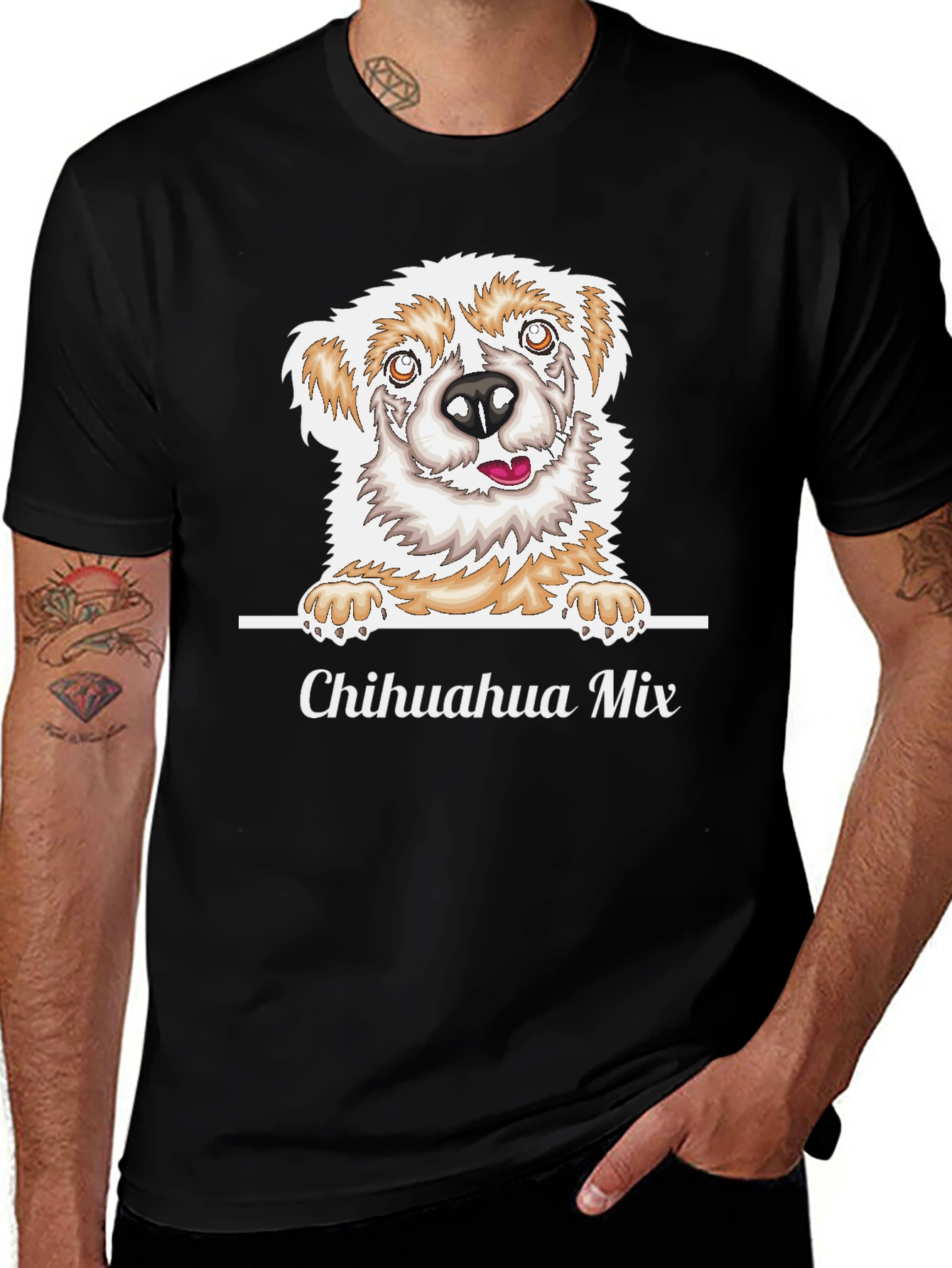 Chihuahua Mix Dog Graphic T-Shirt