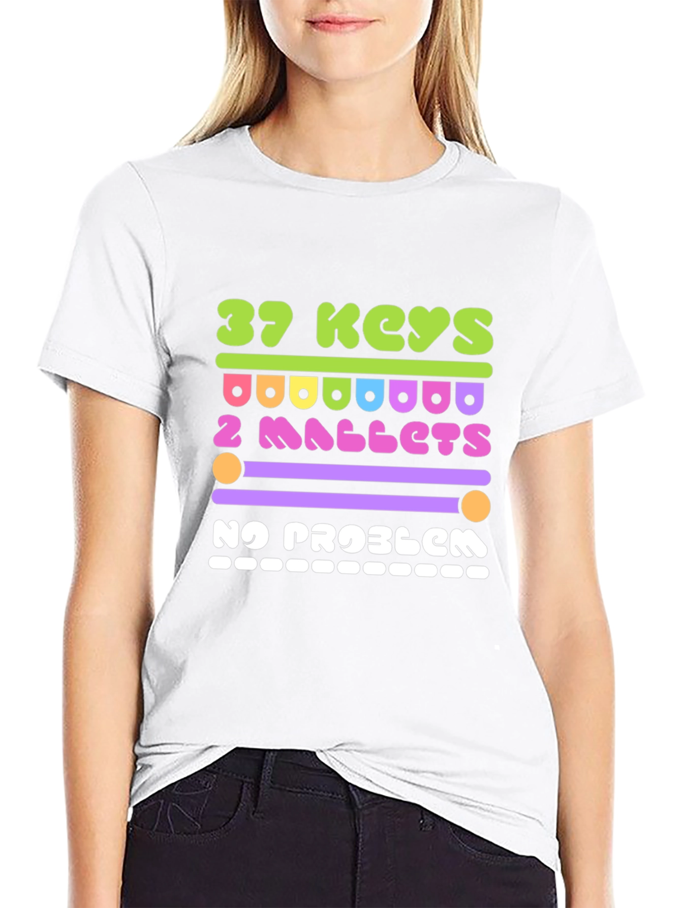 37 Keys 2 Mallets No Problem T-Shirt