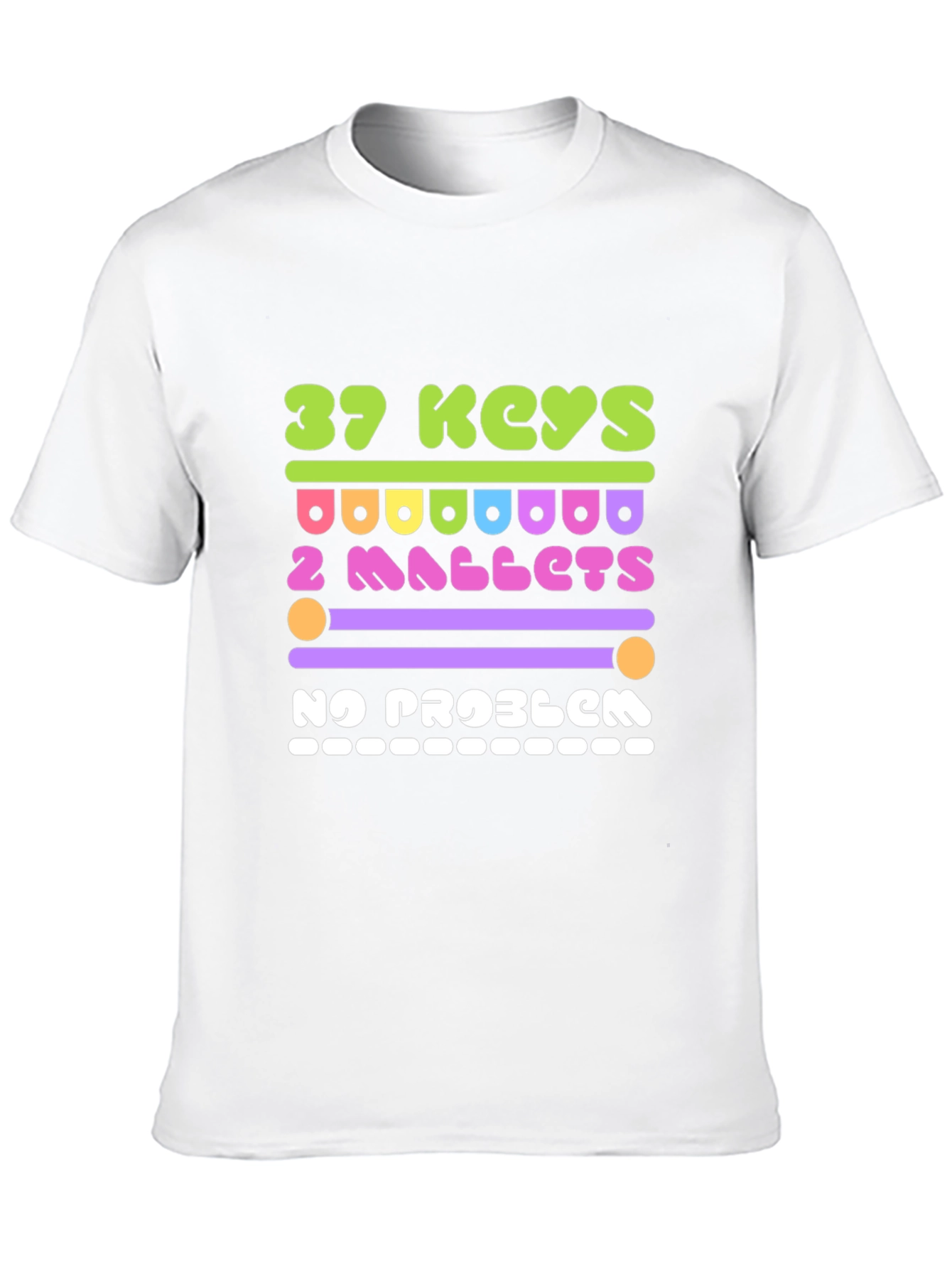 37 Keys 2 Mallets No Problem T-Shirt