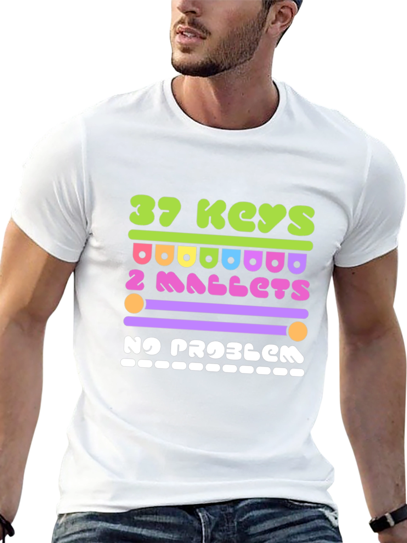 37 Keys 2 Mallets No Problem T-Shirt