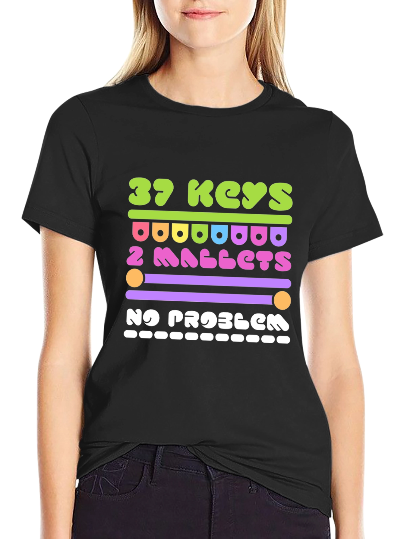 37 Keys 2 Mallets No Problem T-Shirt