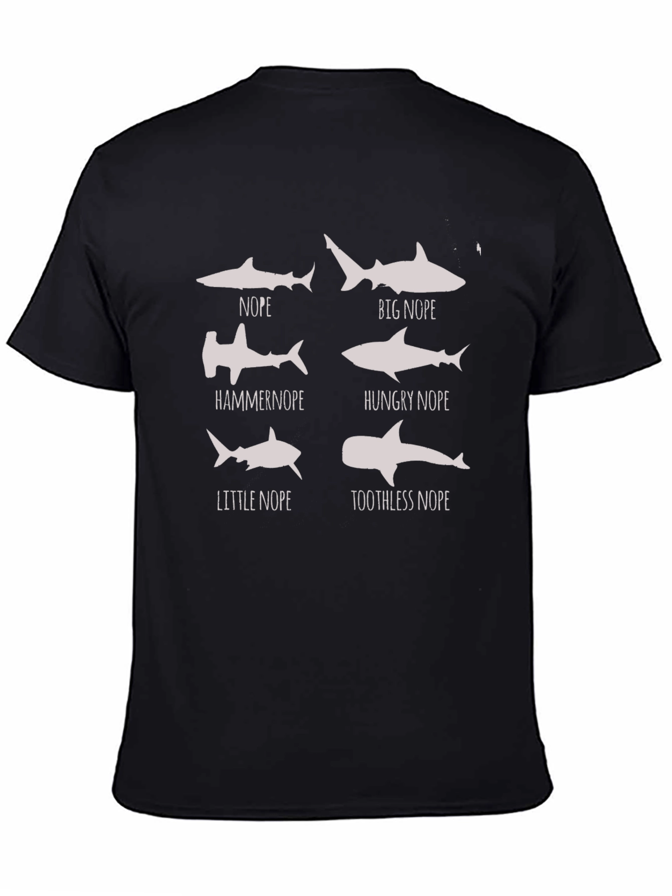 Funny Shark T-Shirt: Nope Sharks