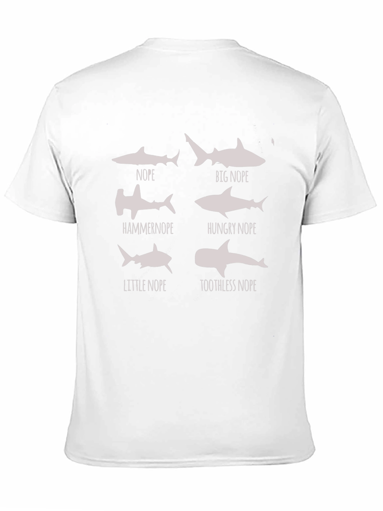 Funny Shark T-Shirt: Nope Sharks