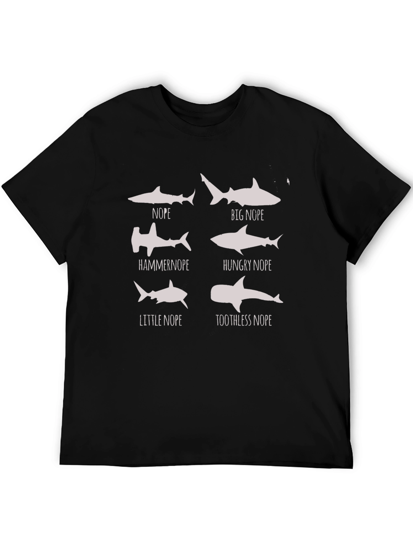 Funny Shark T-Shirt: Nope Sharks