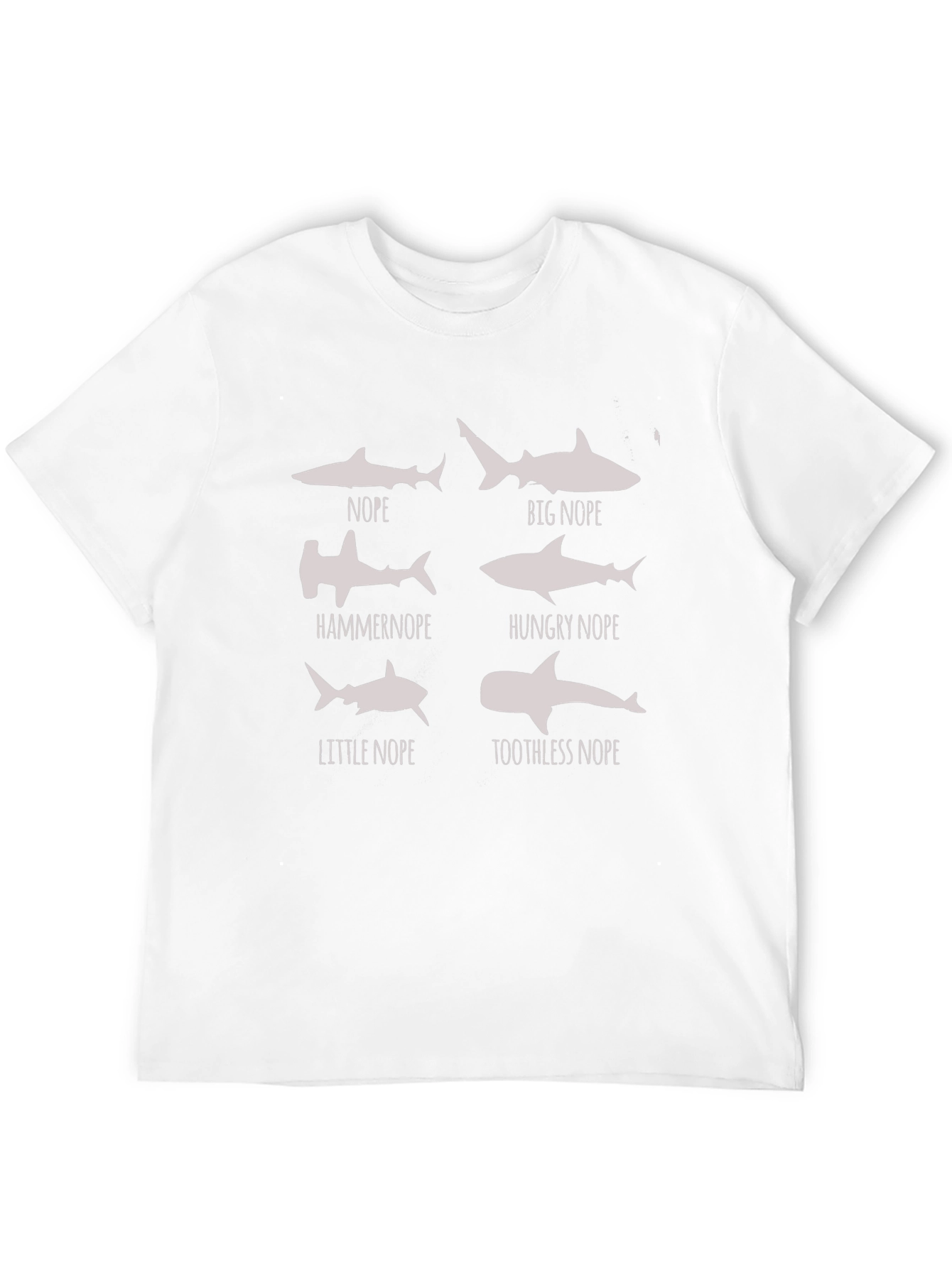 Funny Shark T-Shirt: Nope Sharks