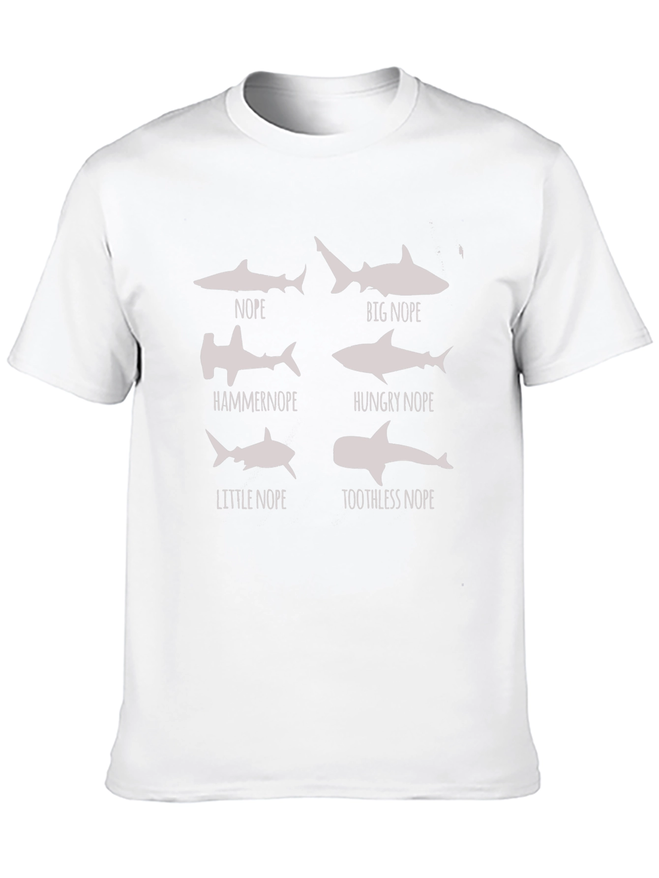 Funny Shark T-Shirt: Nope Sharks