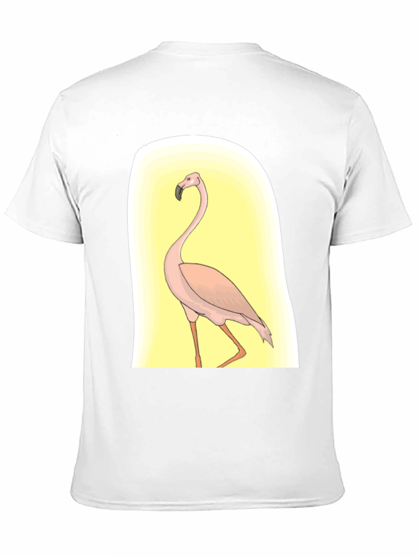 Flamingo Graphic Tee - Black Casual Comfort