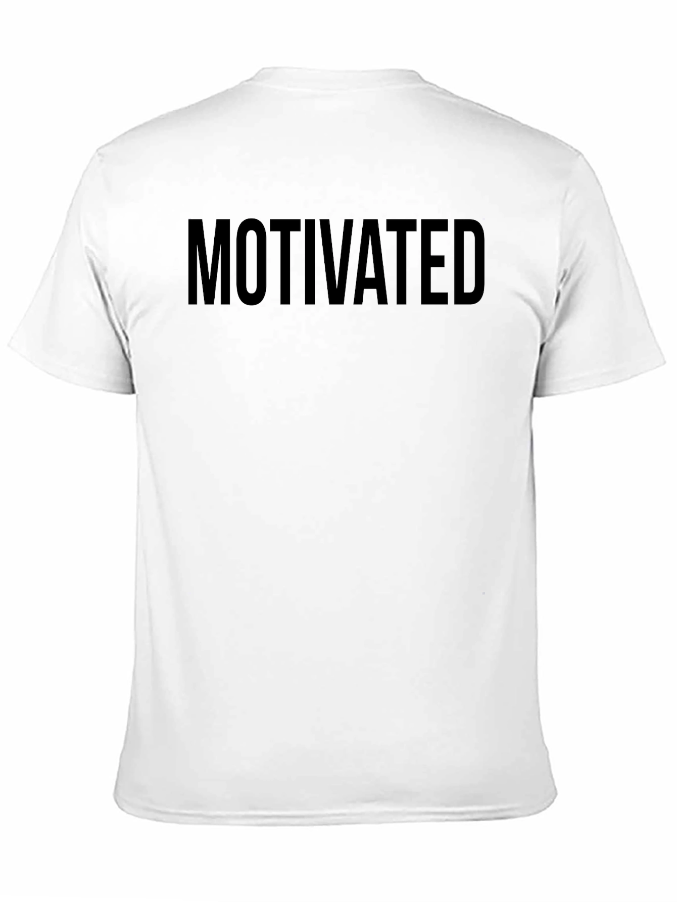 Motivated Black T-Shirt - Stylish & Comfortable