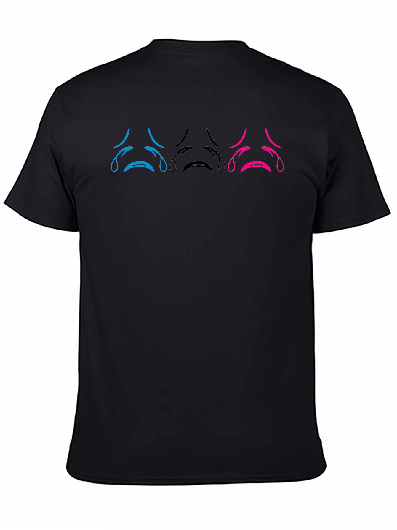 Sad Face T-Shirt: Unisex Soft Cotton Tee