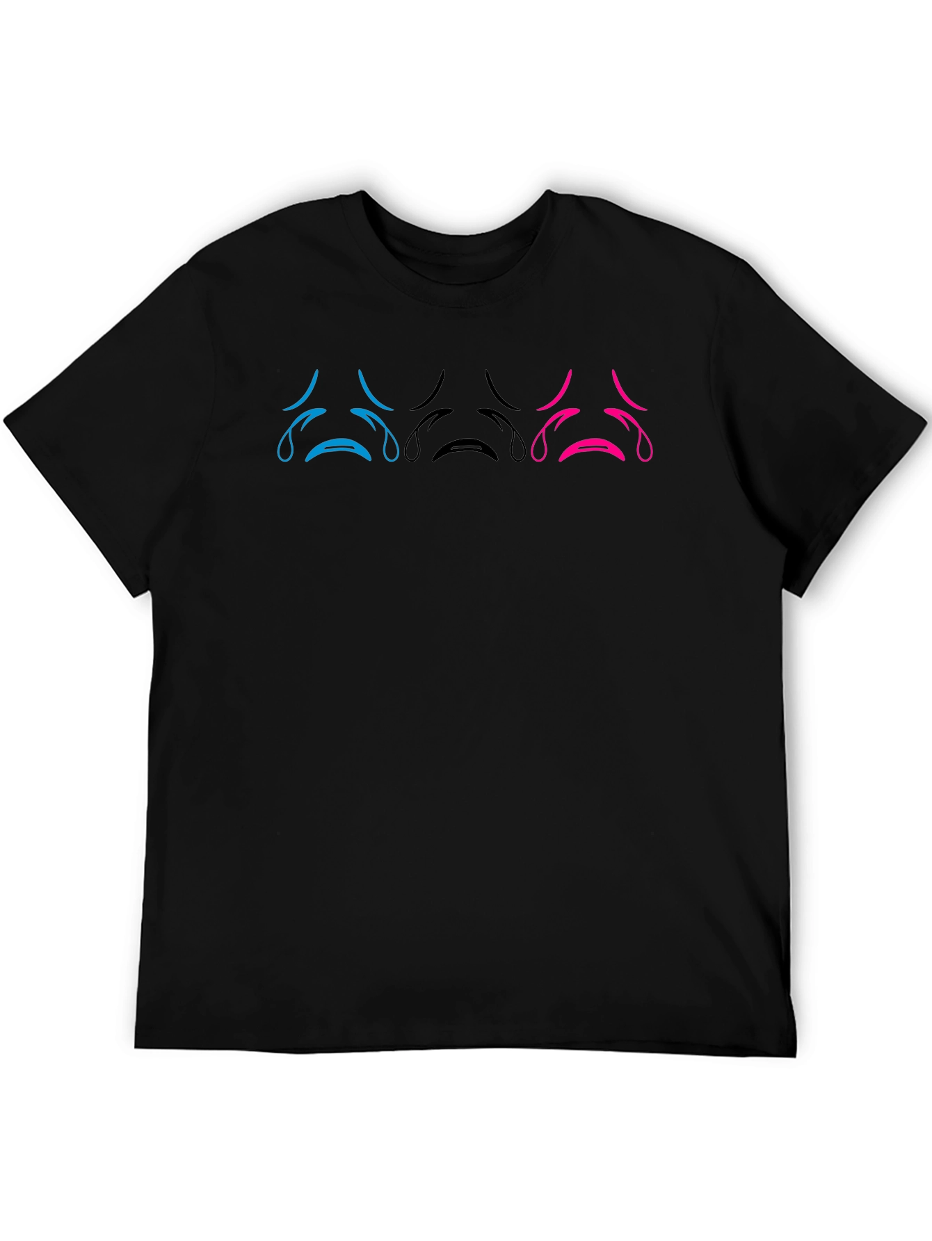 Sad Face T-Shirt: Unisex Soft Cotton Tee