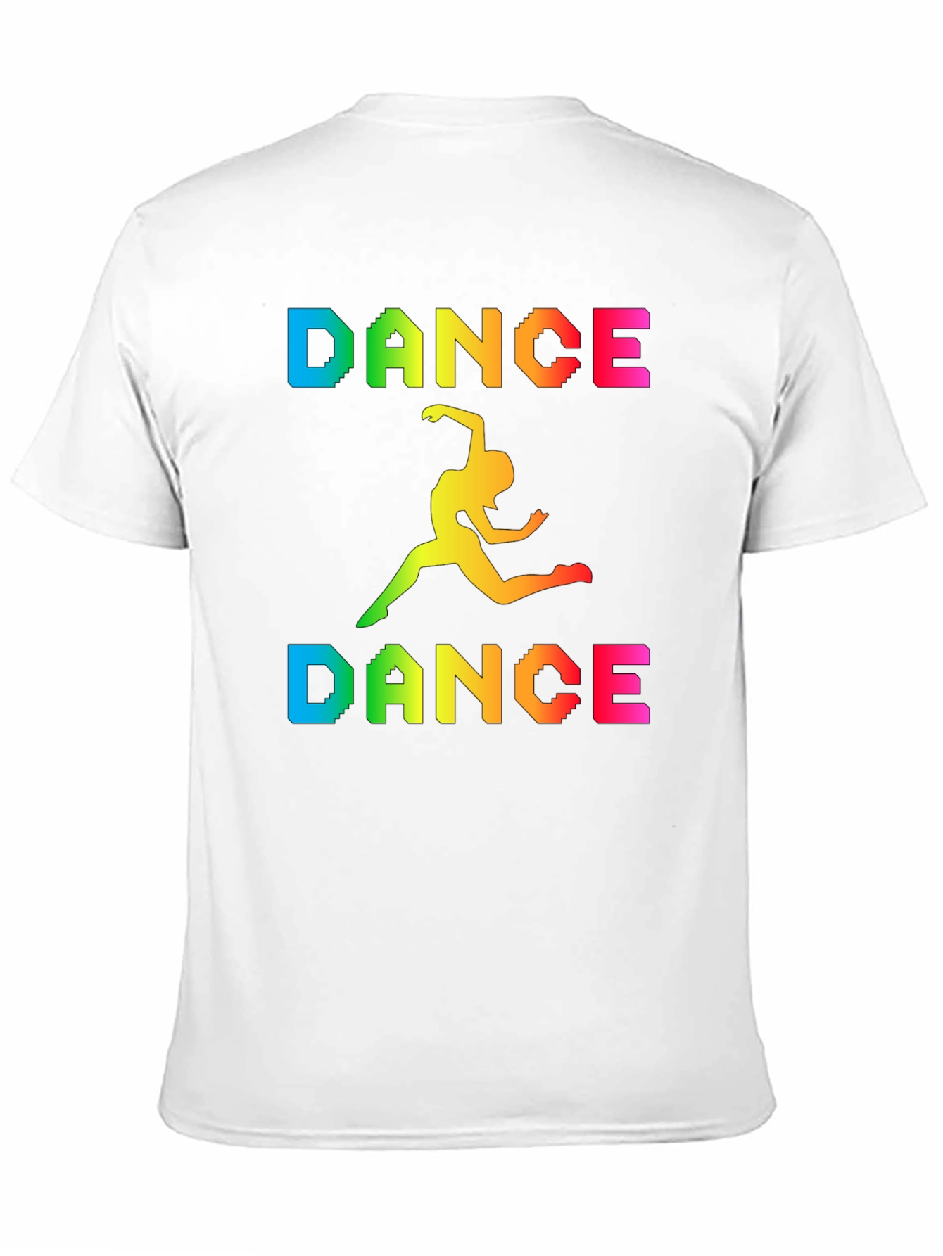 Rainbow Dance Graphic Black T-Shirt