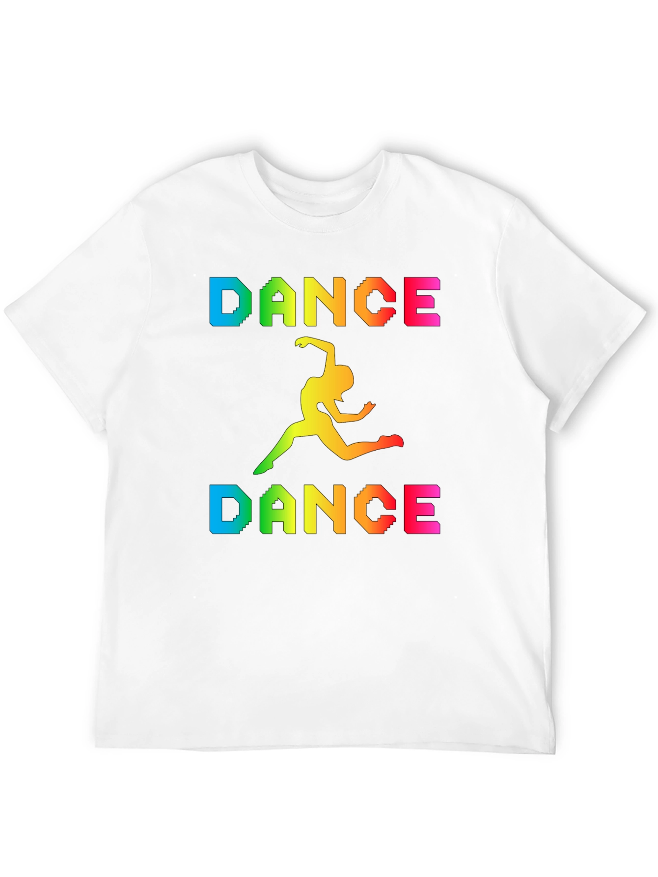 Rainbow Dance Graphic Black T-Shirt