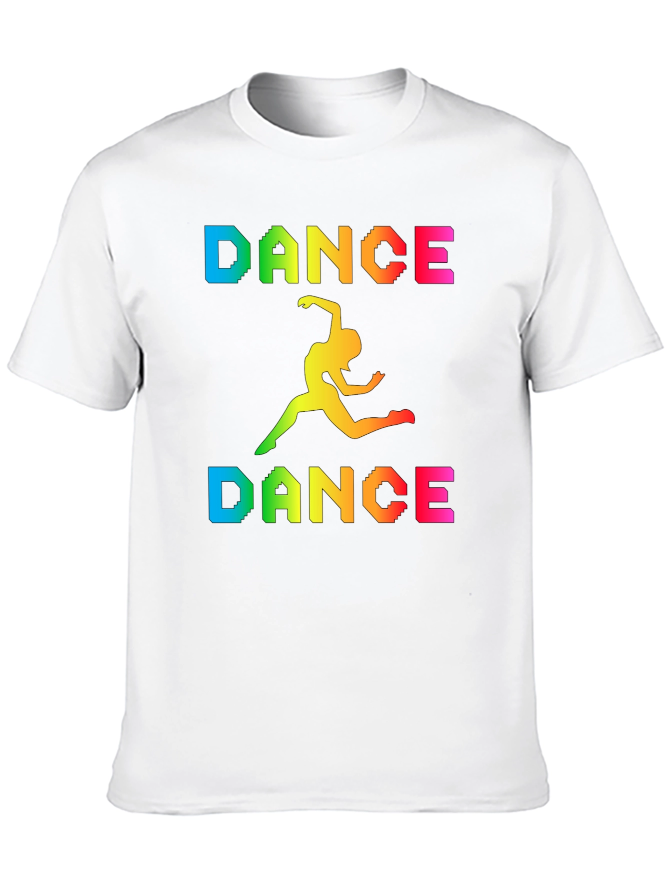 Rainbow Dance Graphic Black T-Shirt
