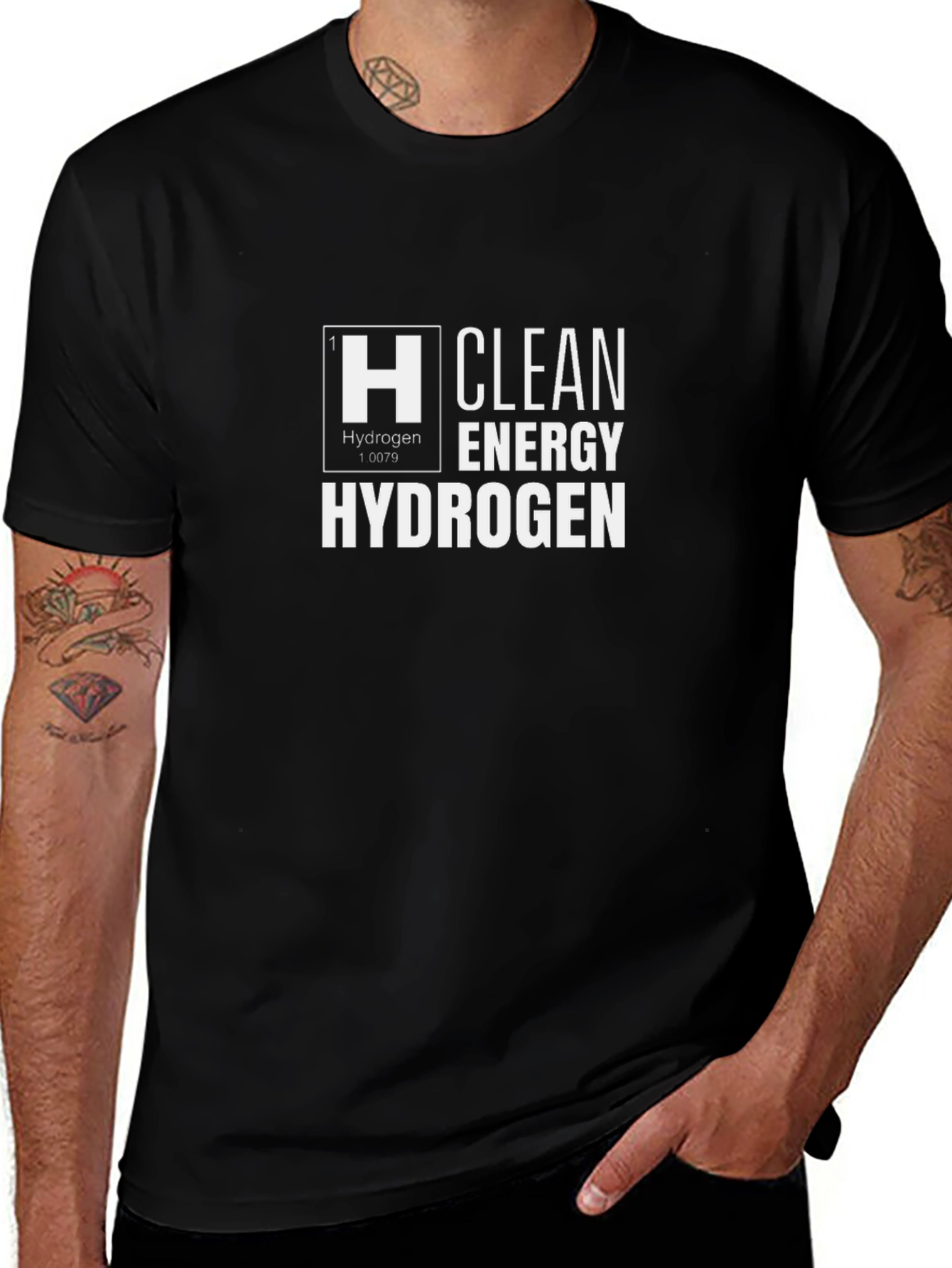 Hydrogen Clean Energy Graphic T-Shirt