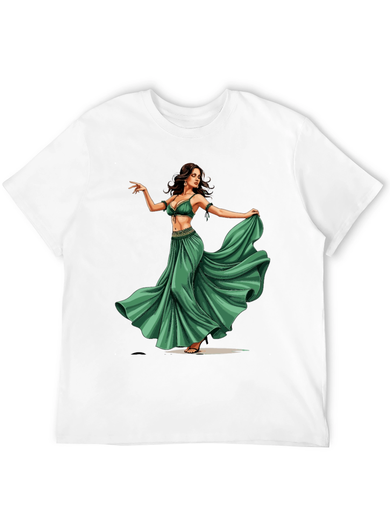 Belly Dancer Graphic Tee - Unique Design
