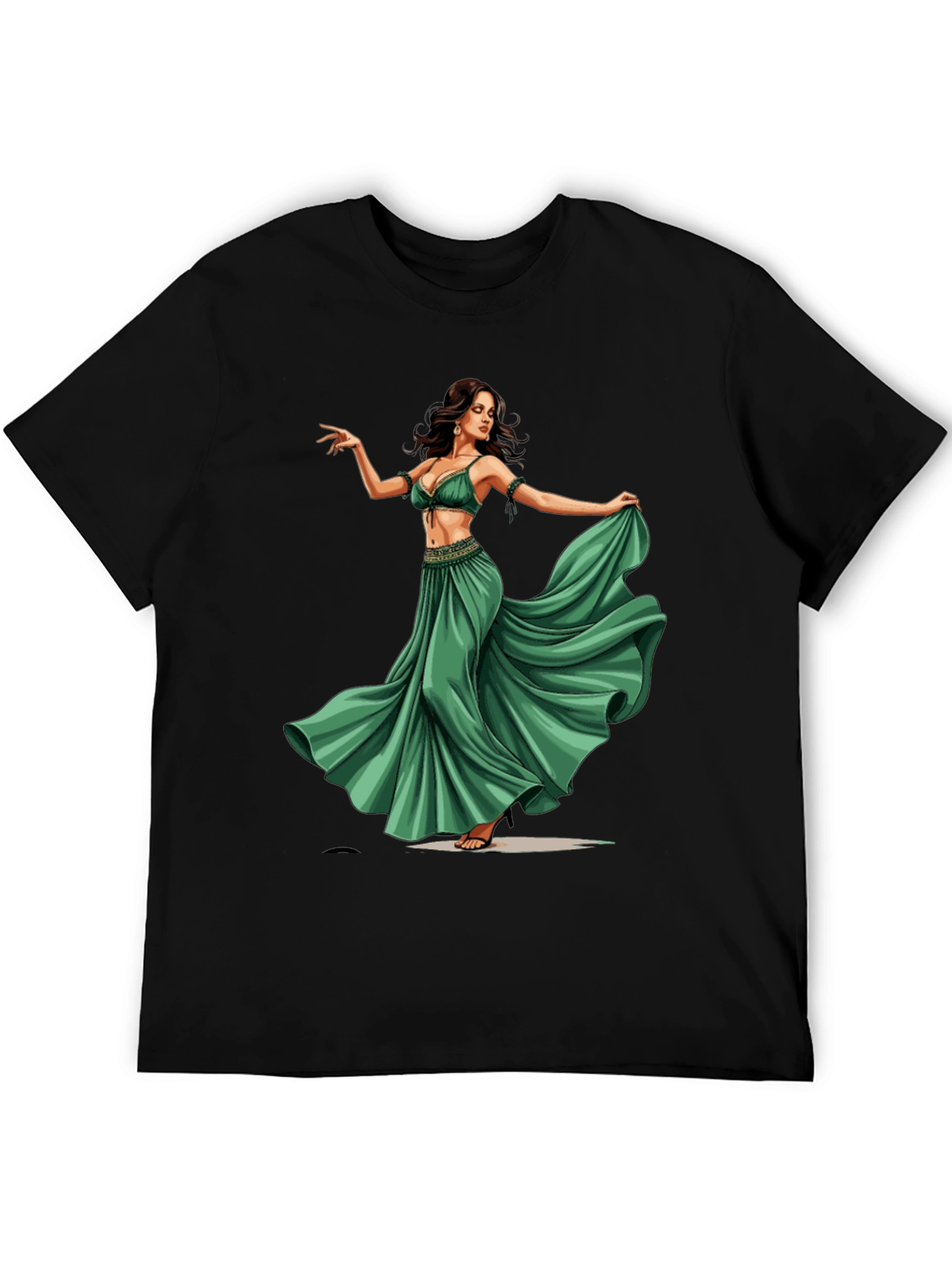 Belly Dancer Graphic Tee - Unique Design