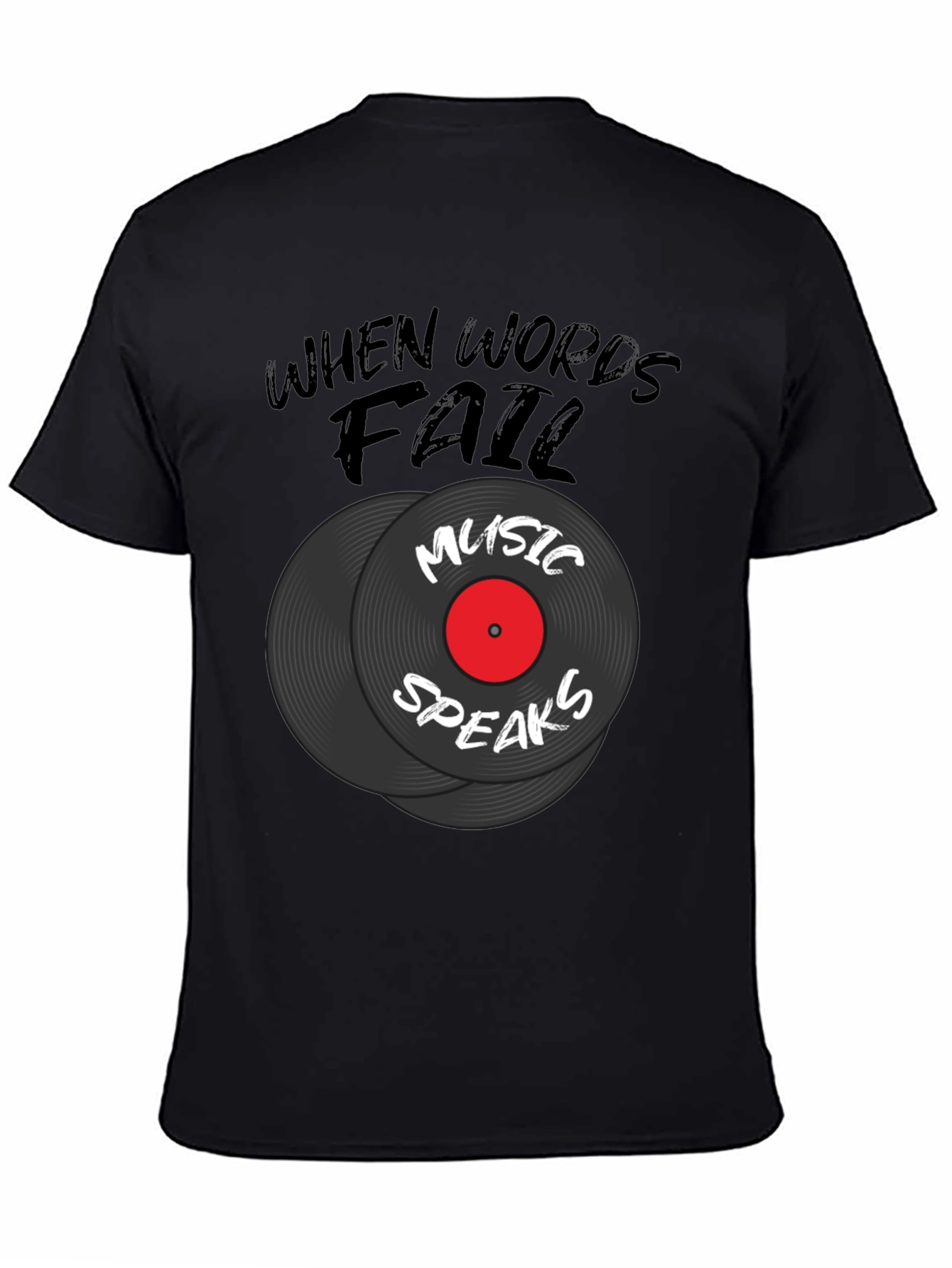 Music Speaks Graphic Tee