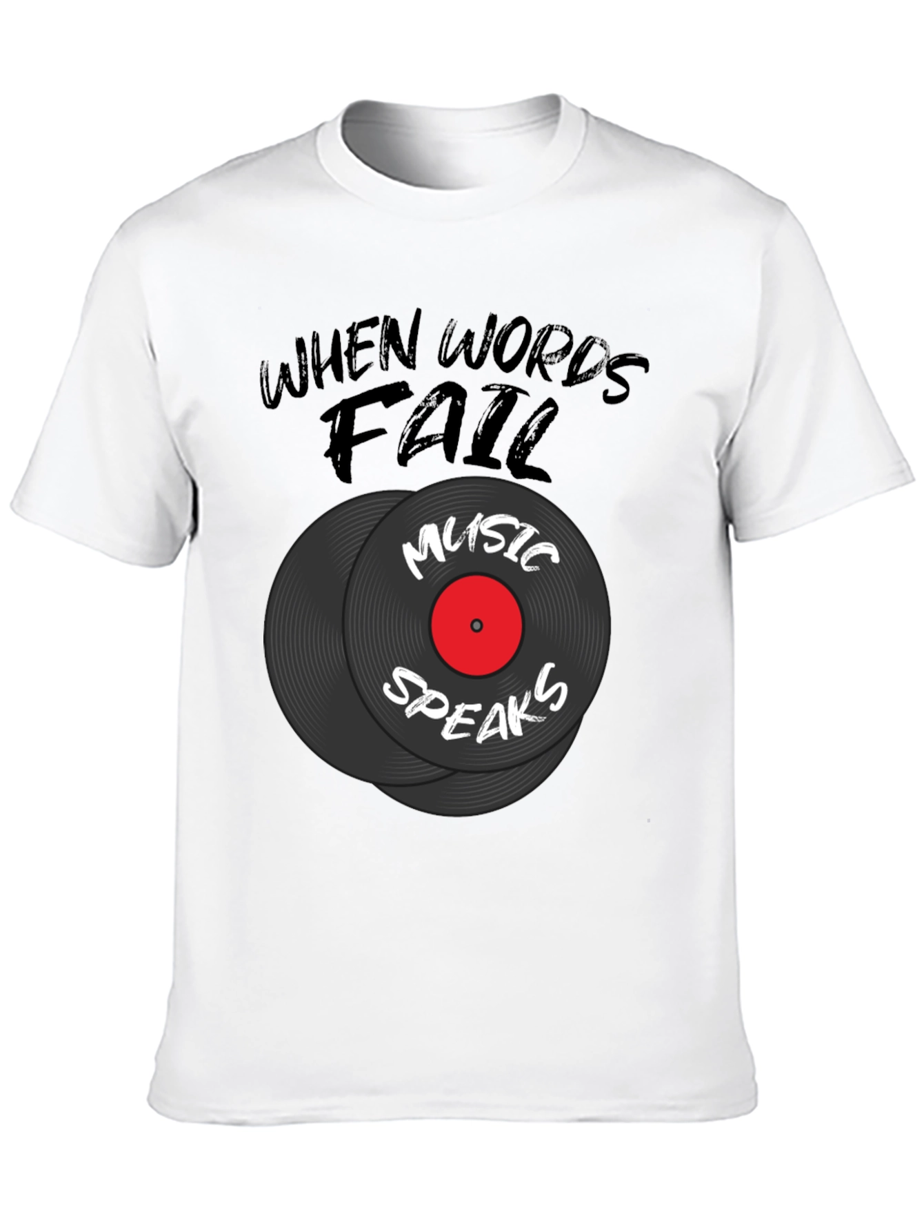 Music Speaks Graphic Tee