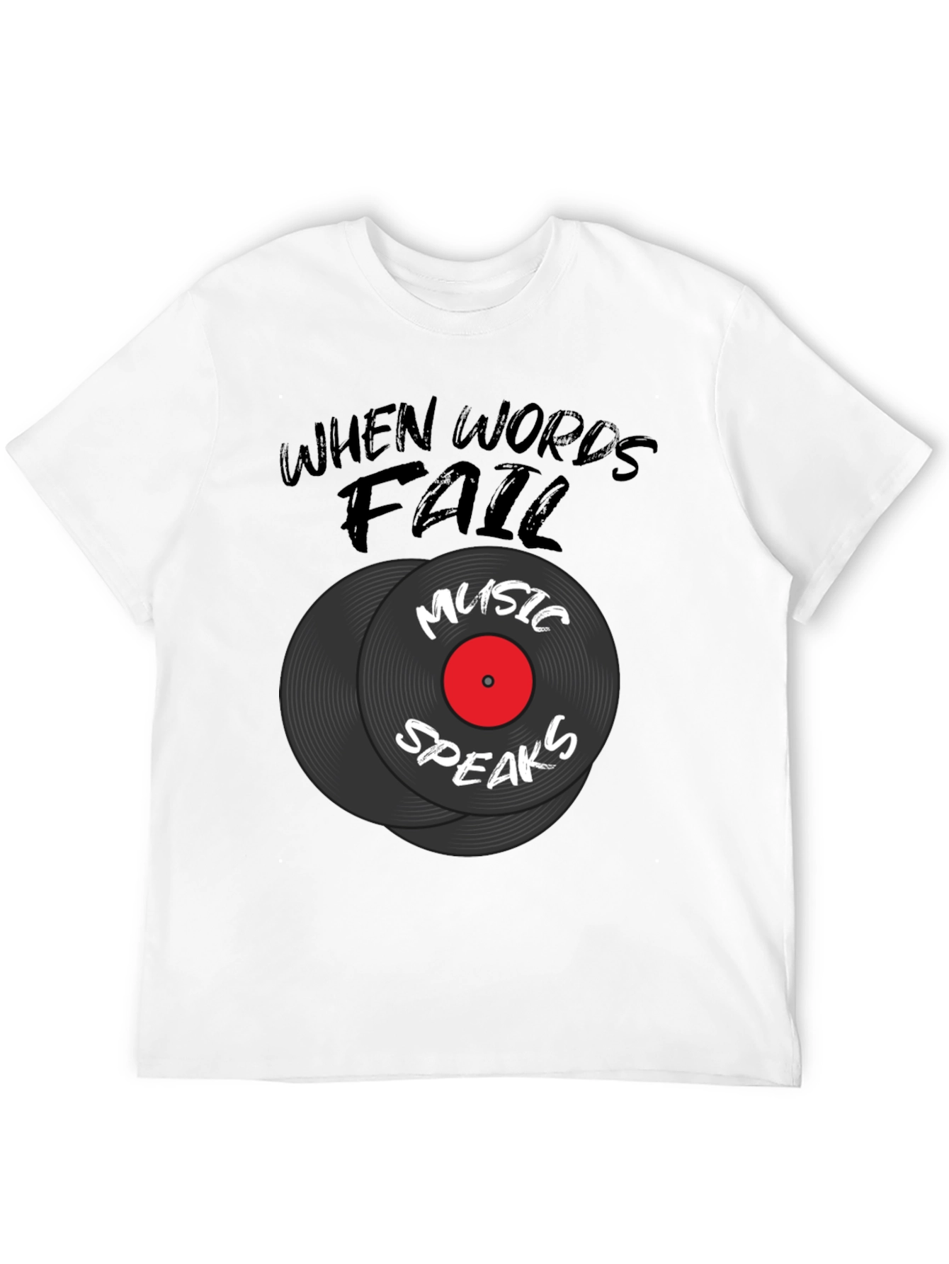 Music Speaks Graphic Tee