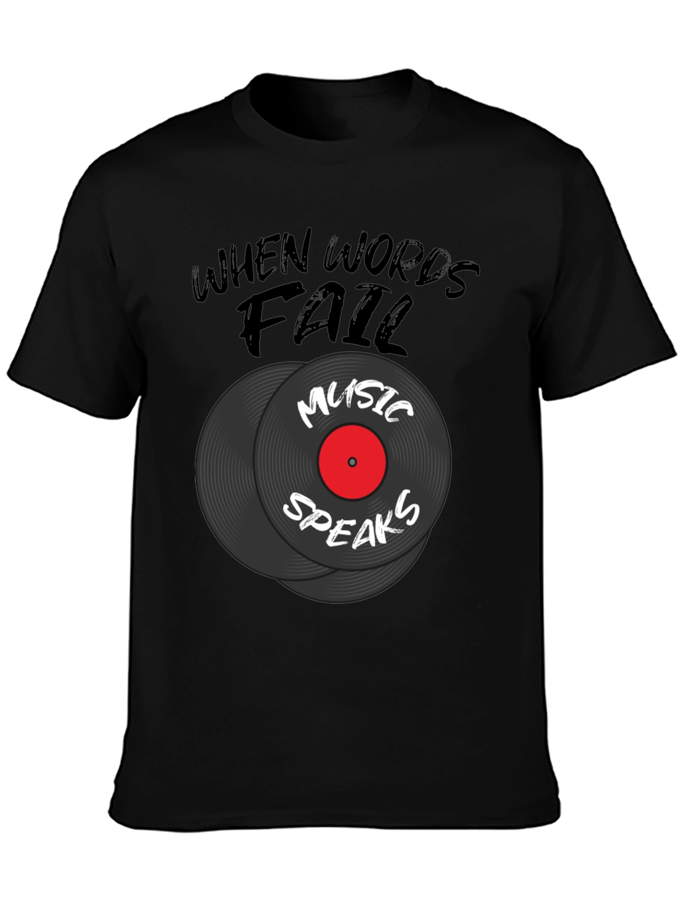 Music Speaks Graphic Tee