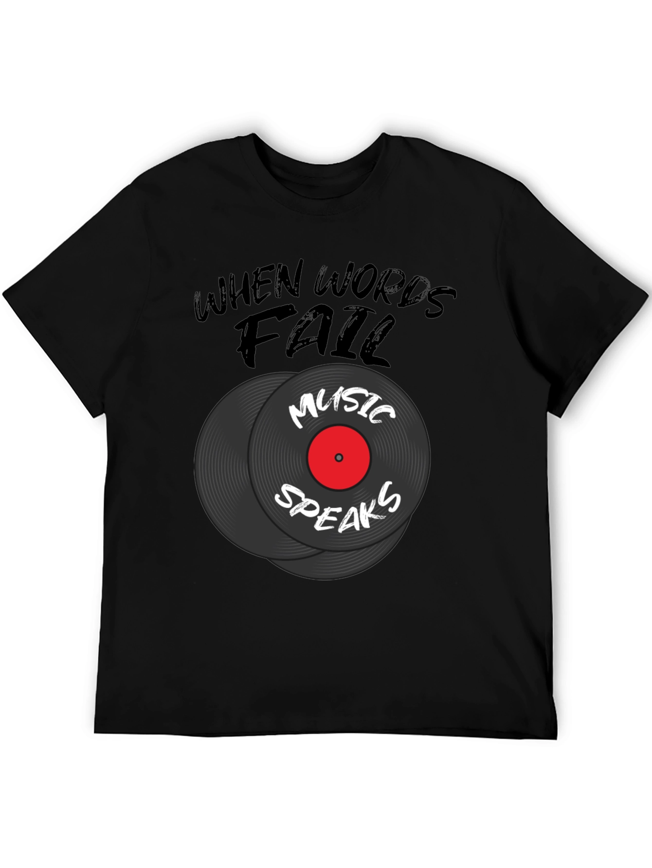 Music Speaks Graphic Tee