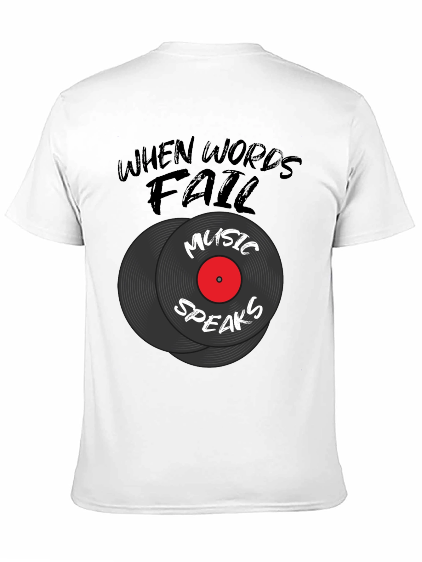 Music Speaks Graphic Tee