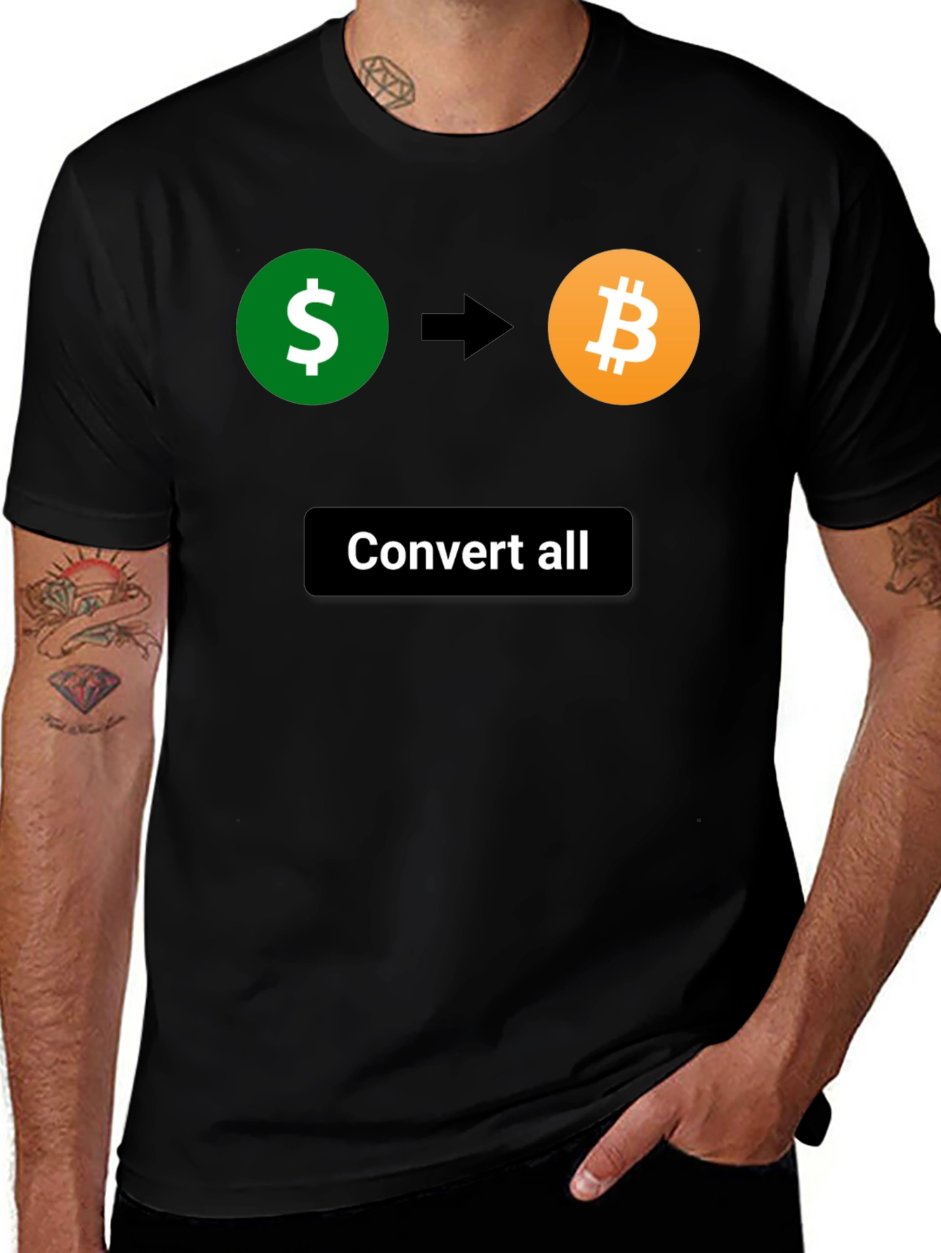 Convert All Bitcoin T-Shirt