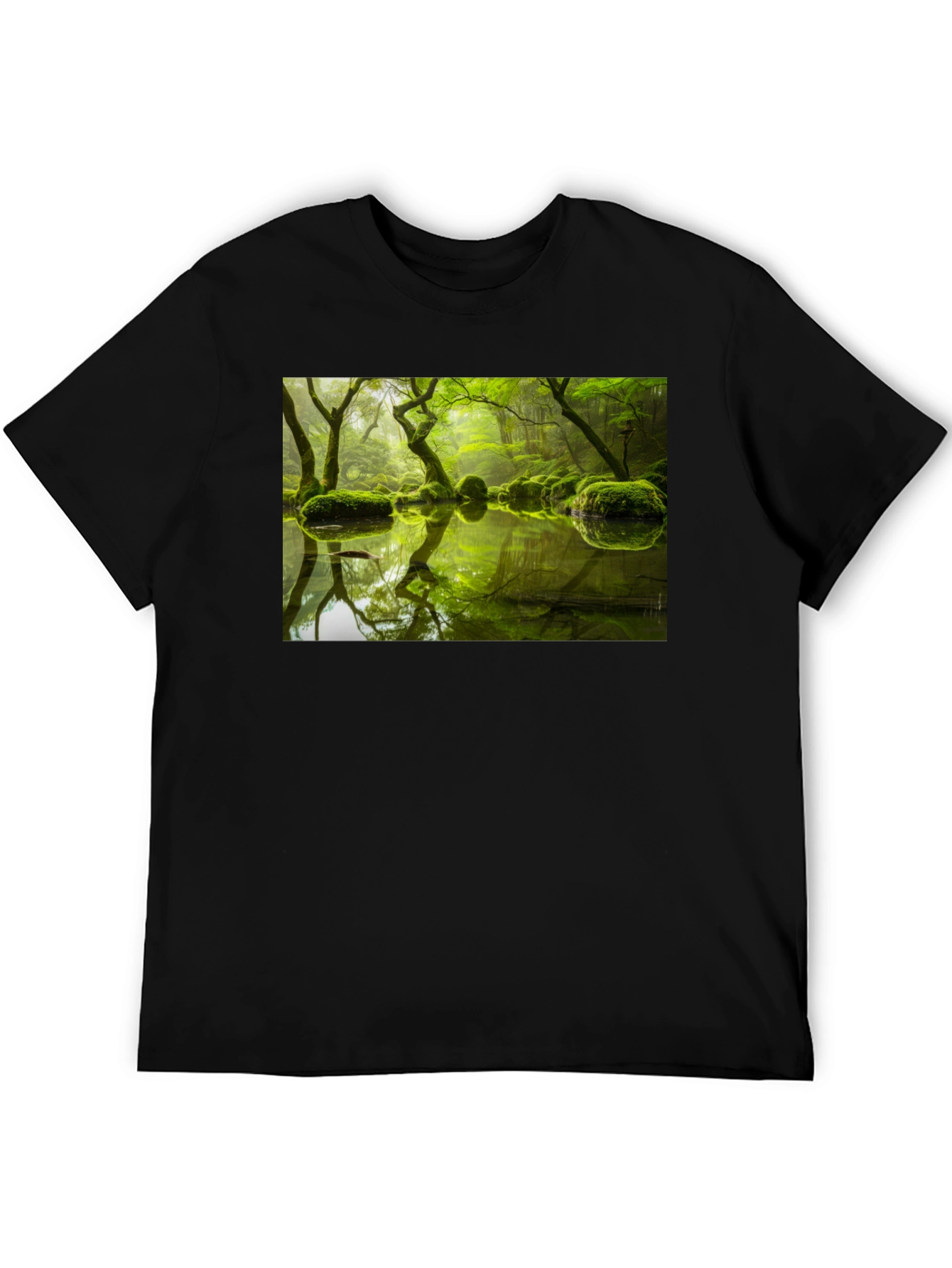 Zen Garden Graphic Tee - Nature Inspired Menswear