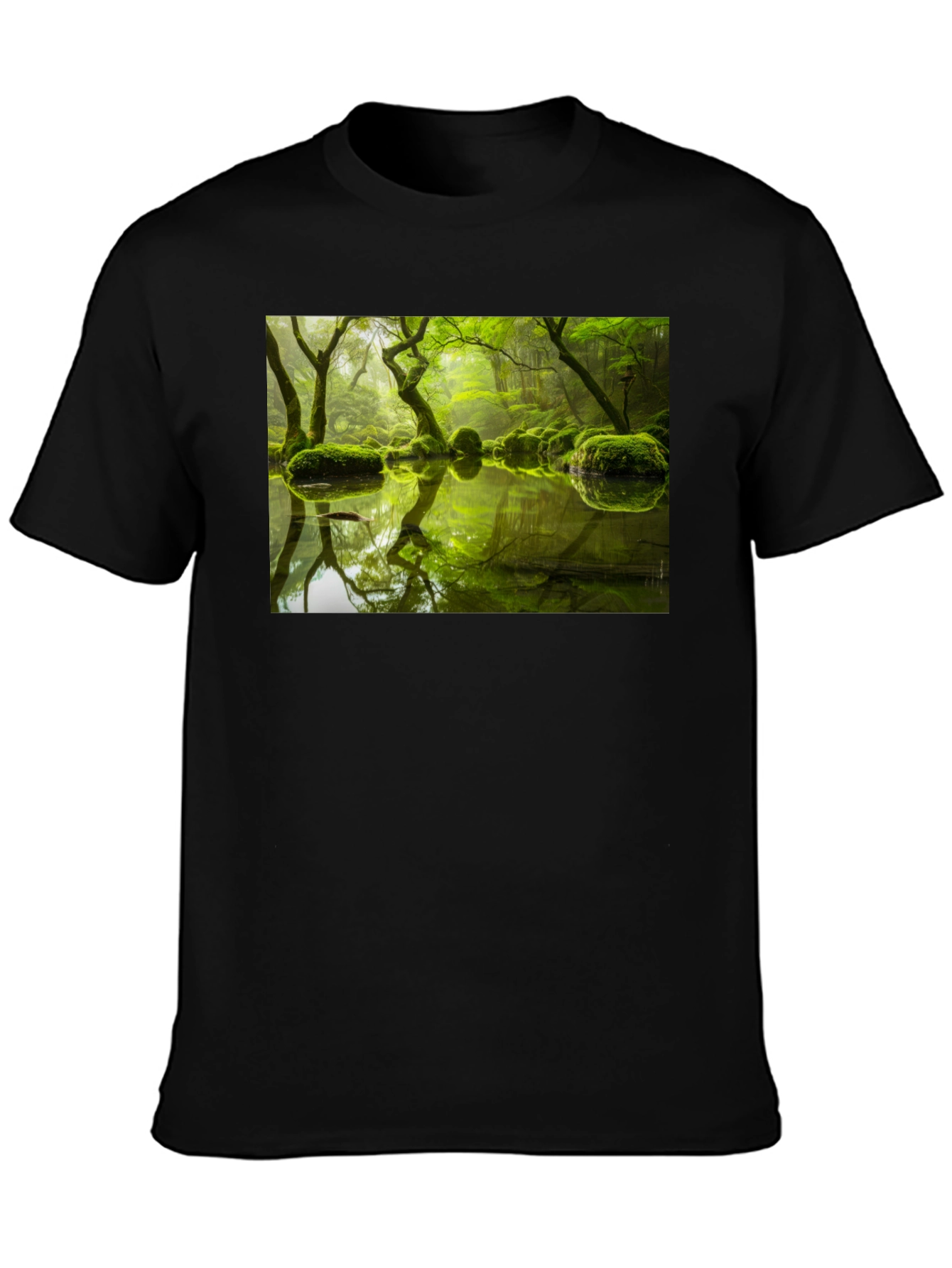 Zen Garden Graphic Tee - Nature Inspired Menswear