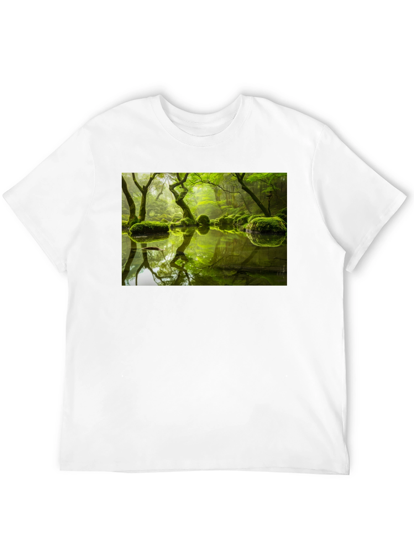 Zen Garden Graphic Tee - Nature Inspired Menswear