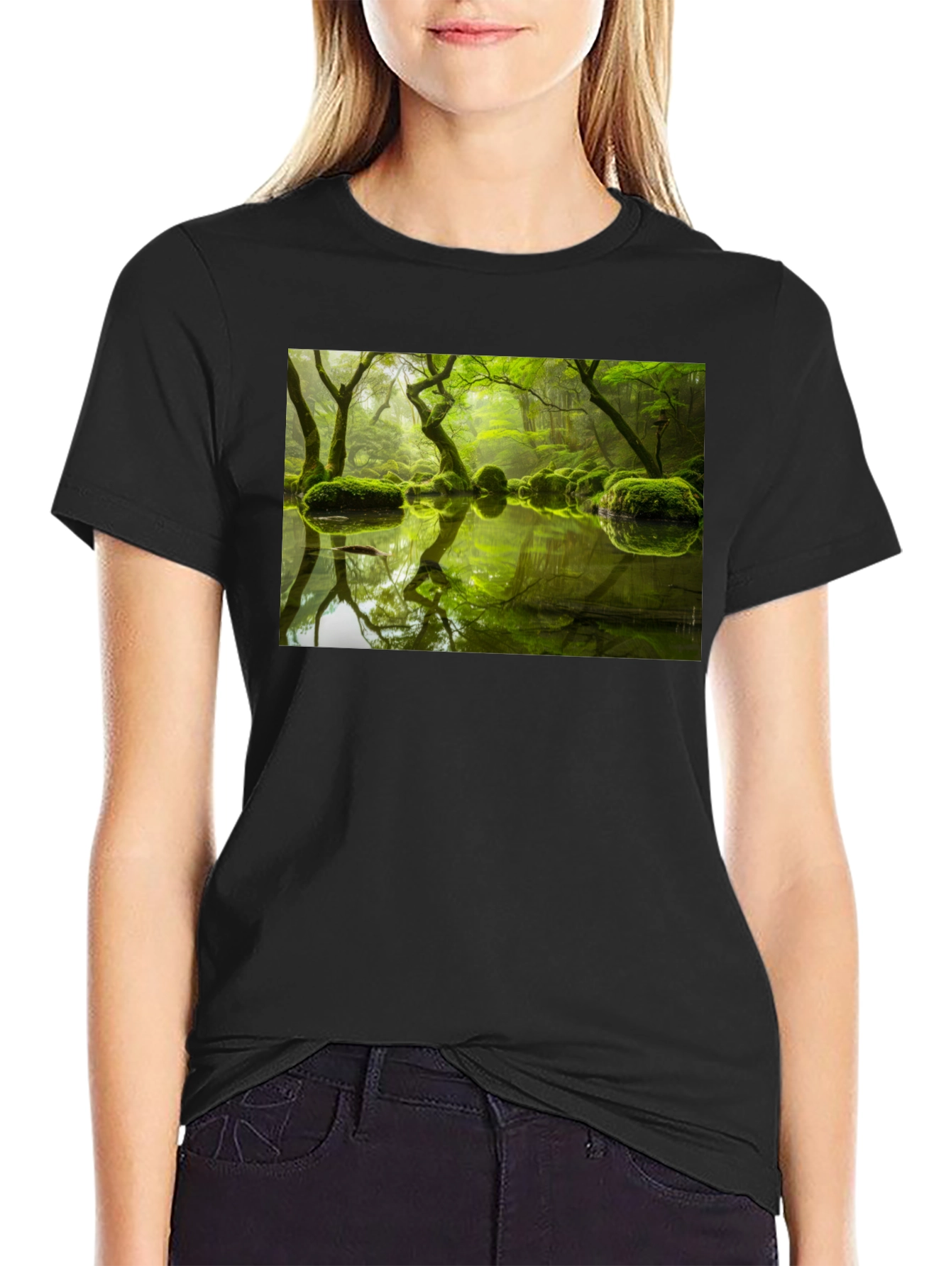 Zen Garden Graphic Tee - Nature Inspired Menswear