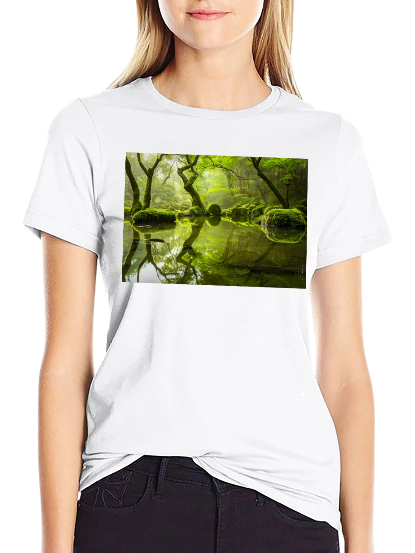 Zen Garden Graphic Tee - Nature Inspired Menswear
