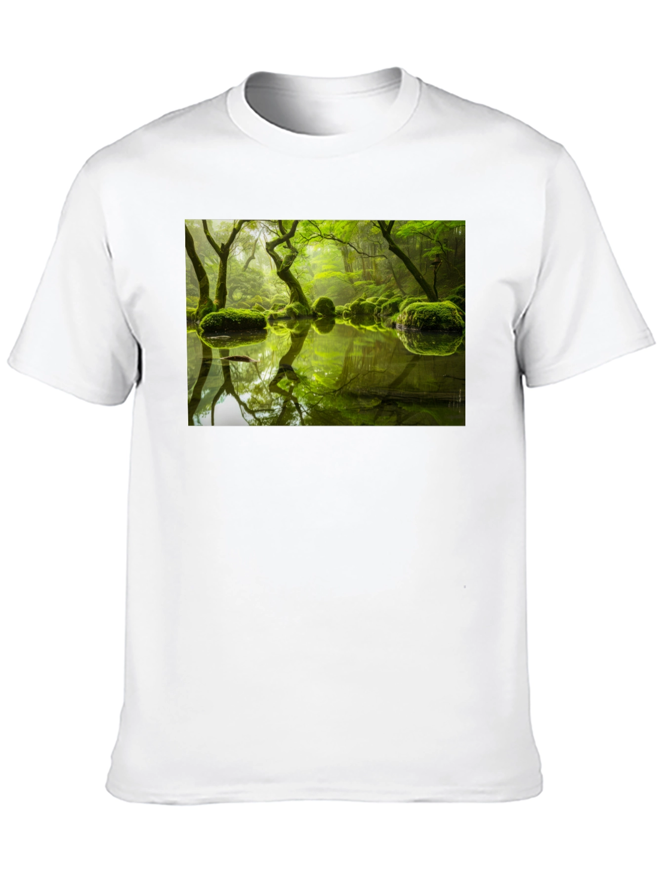 Zen Garden Graphic Tee - Nature Inspired Menswear