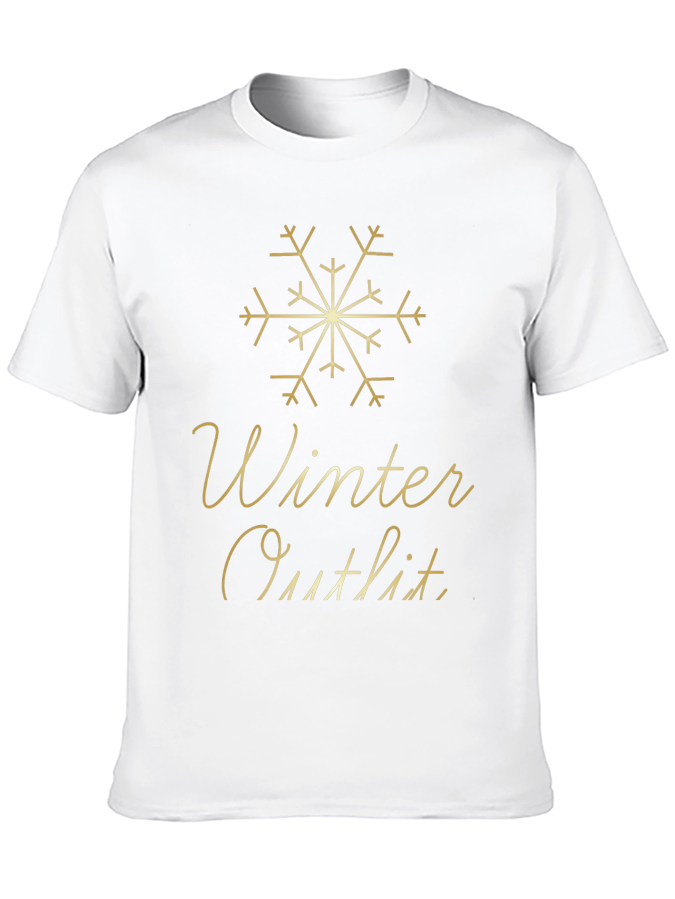 Winter Outfit Tee - Holiday Festive Style