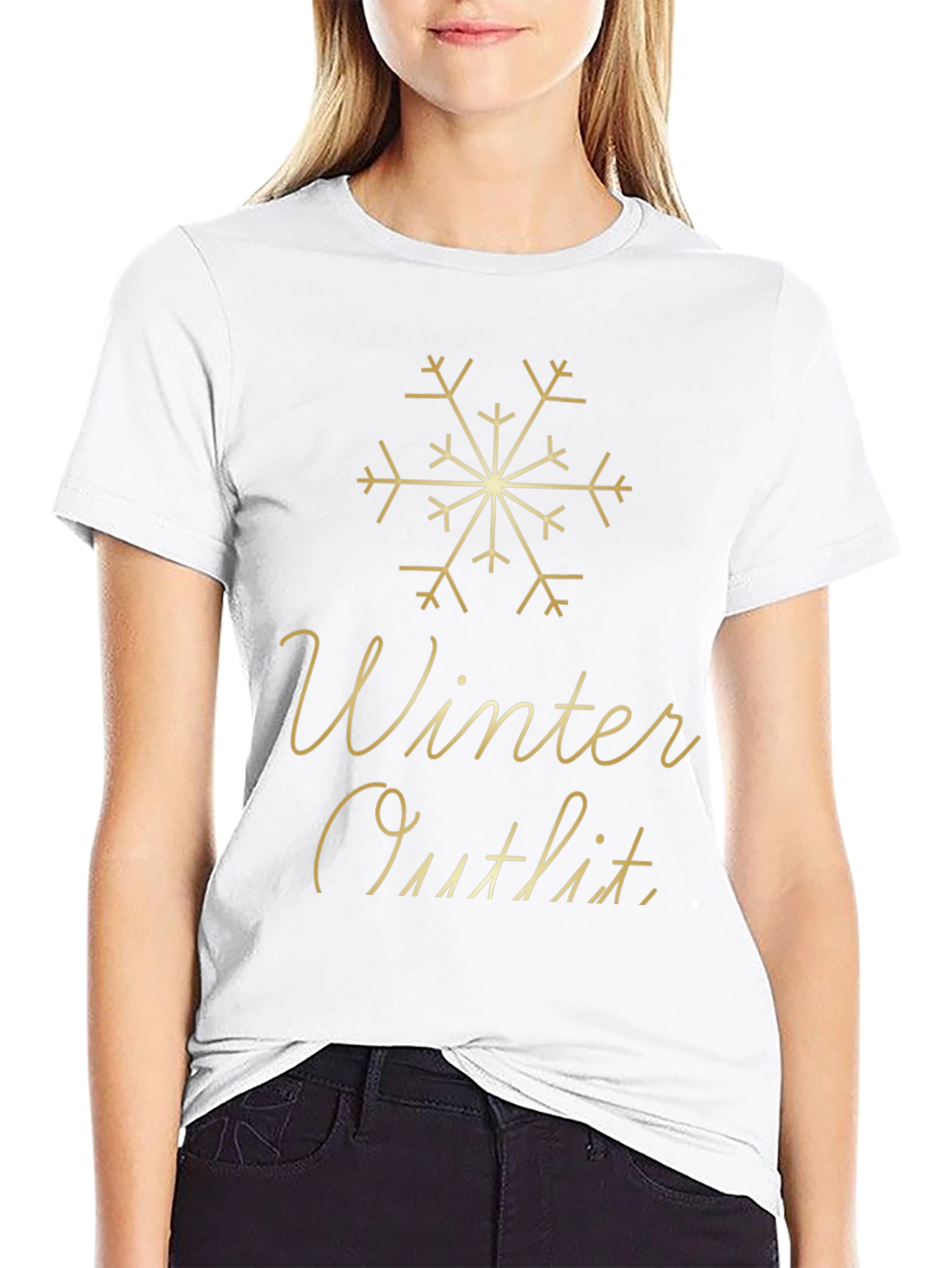 Winter Outfit Tee - Holiday Festive Style