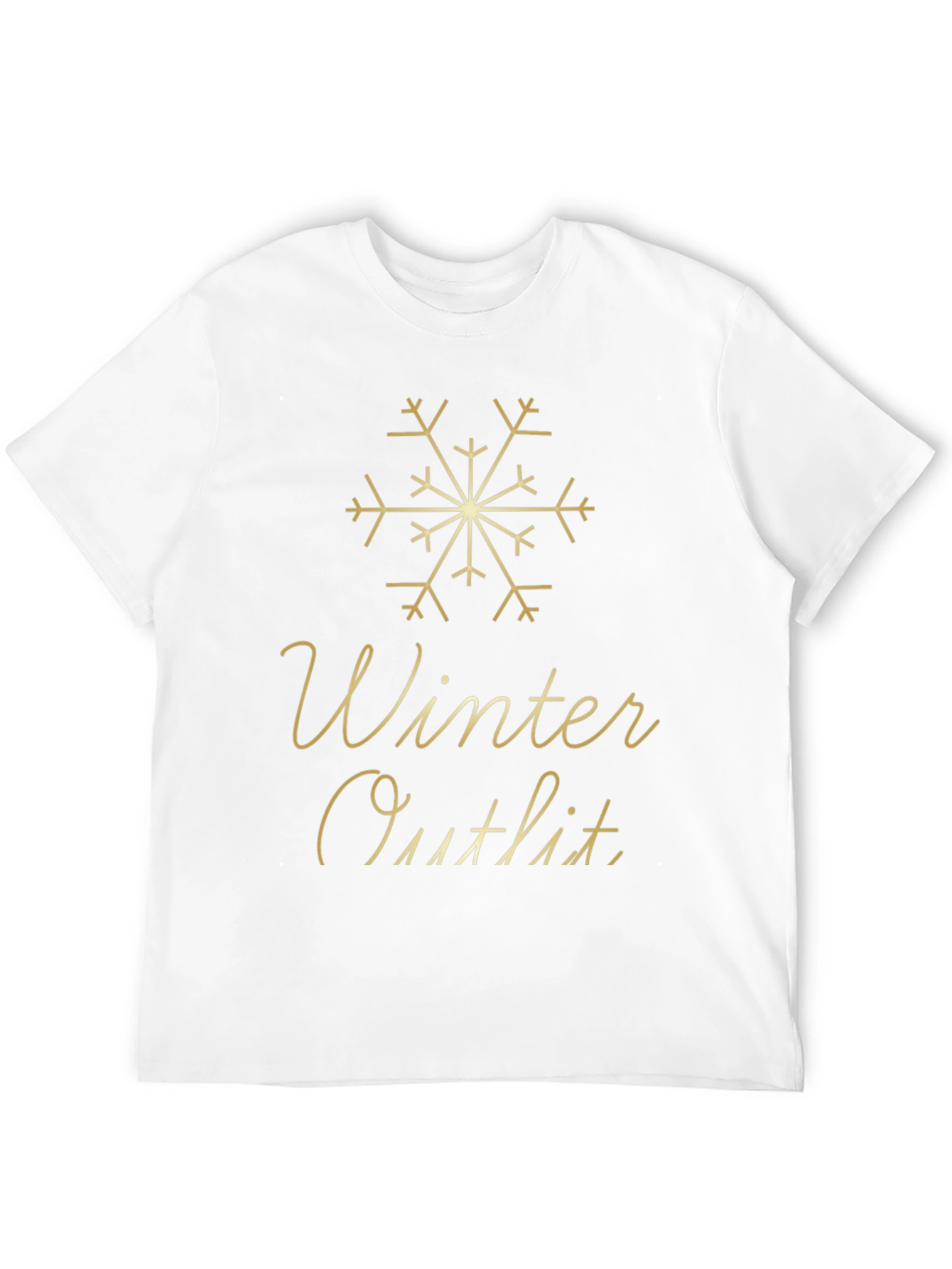 Winter Outfit Tee - Holiday Festive Style