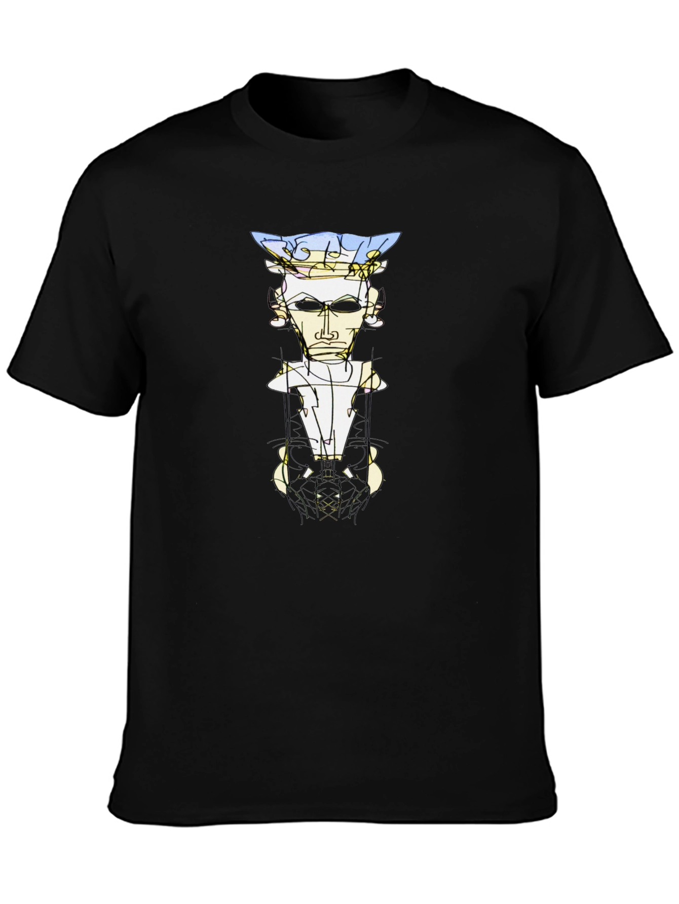Abstract Figure Graphic Tee - Unisex