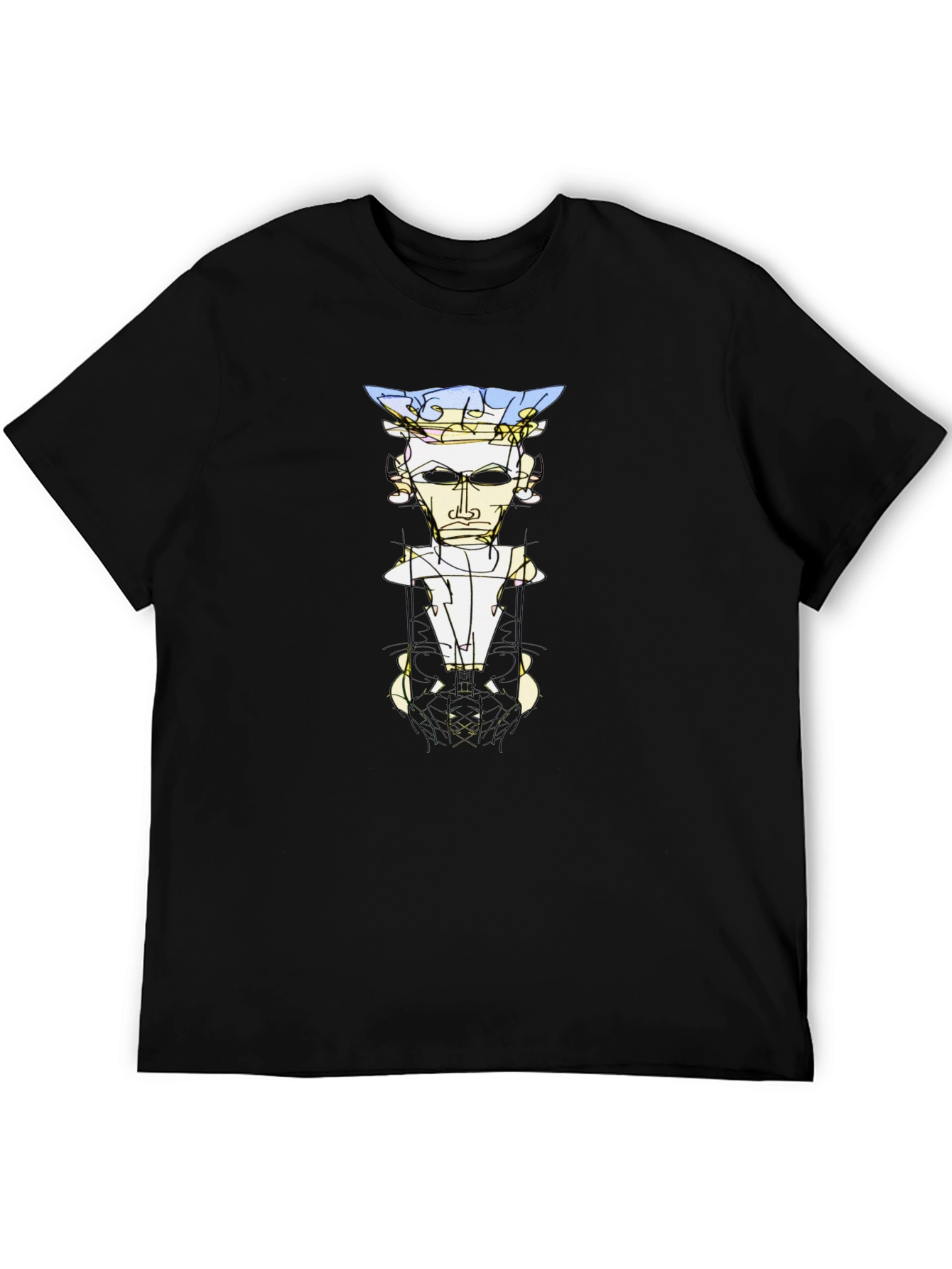 Abstract Figure Graphic Tee - Unisex
