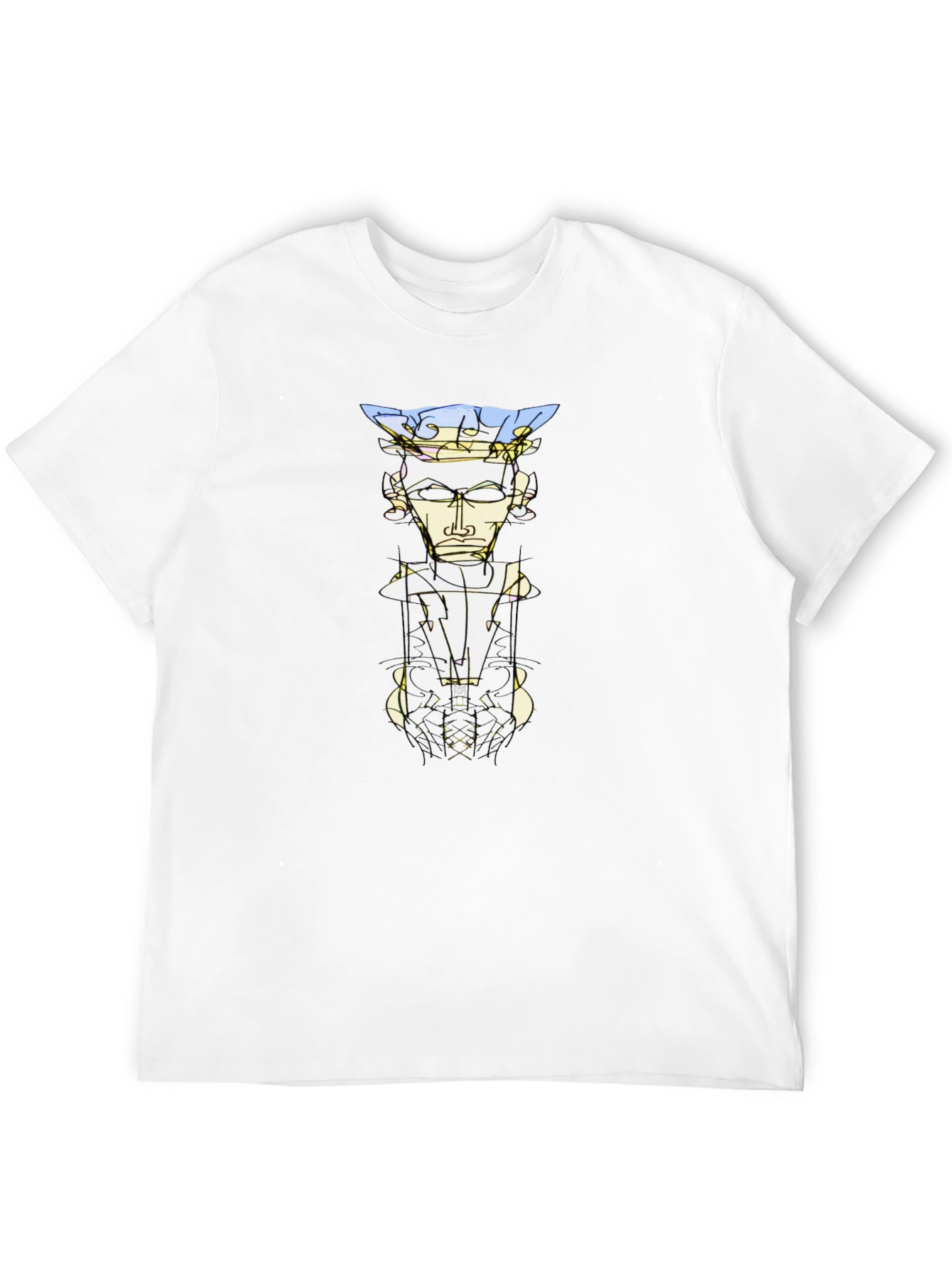 Abstract Figure Graphic Tee - Unisex