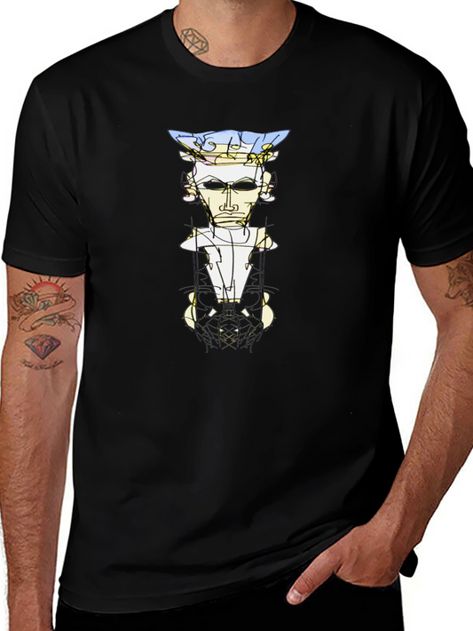 Abstract Figure Graphic Tee - Unisex