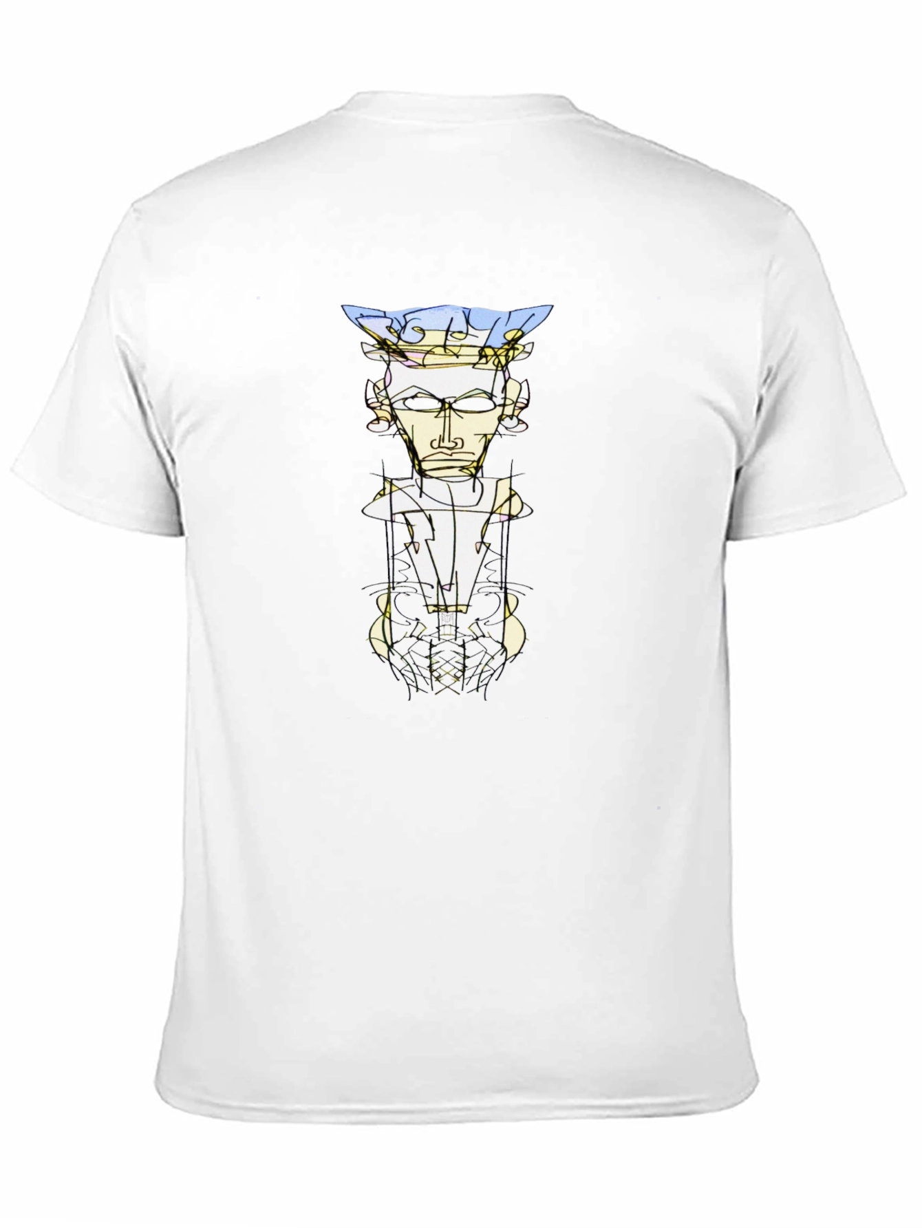 Abstract Figure Graphic Tee - Unisex