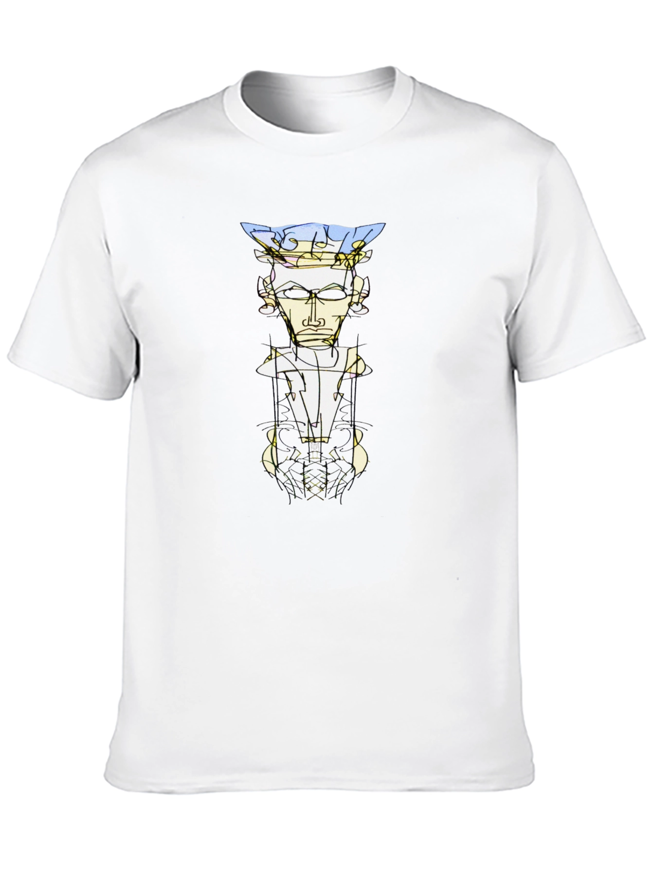 Abstract Figure Graphic Tee - Unisex
