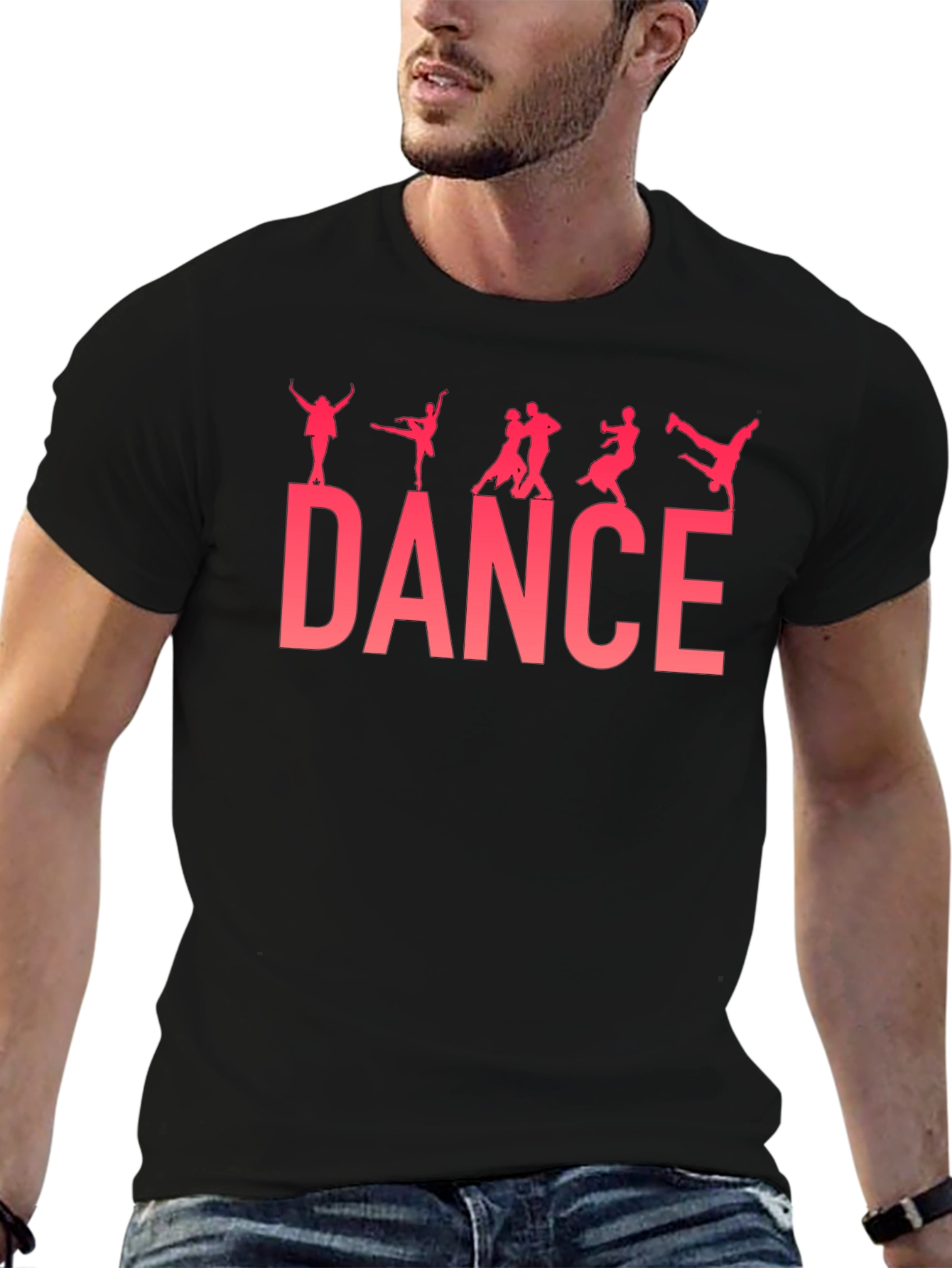 Dance T-Shirt | Mens Black Graphic Tee