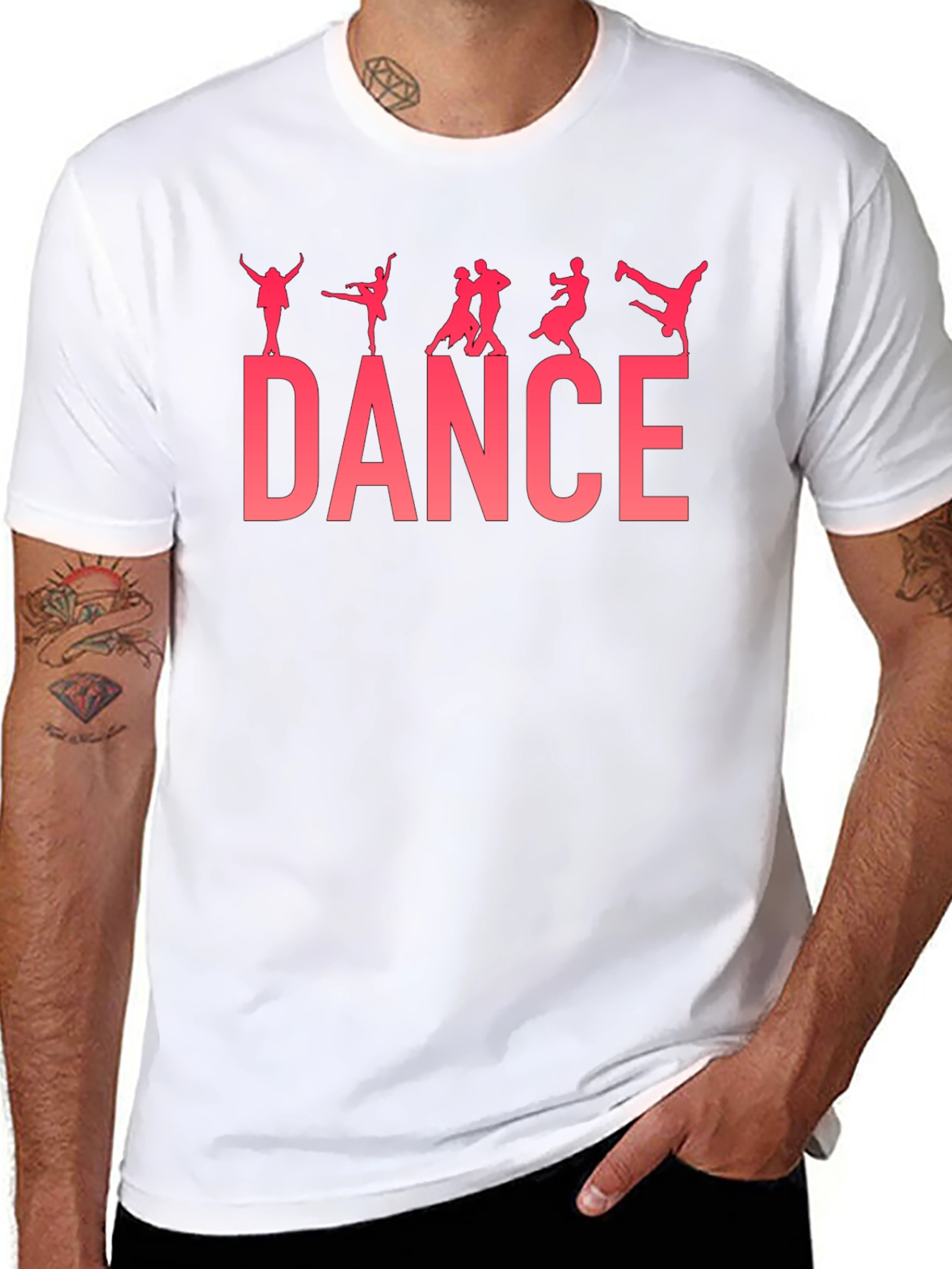 Dance T-Shirt | Mens Black Graphic Tee
