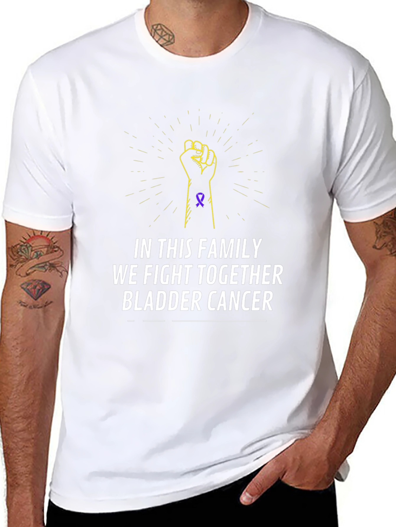 Bladder Cancer Awareness Tee - Family Support Shirt