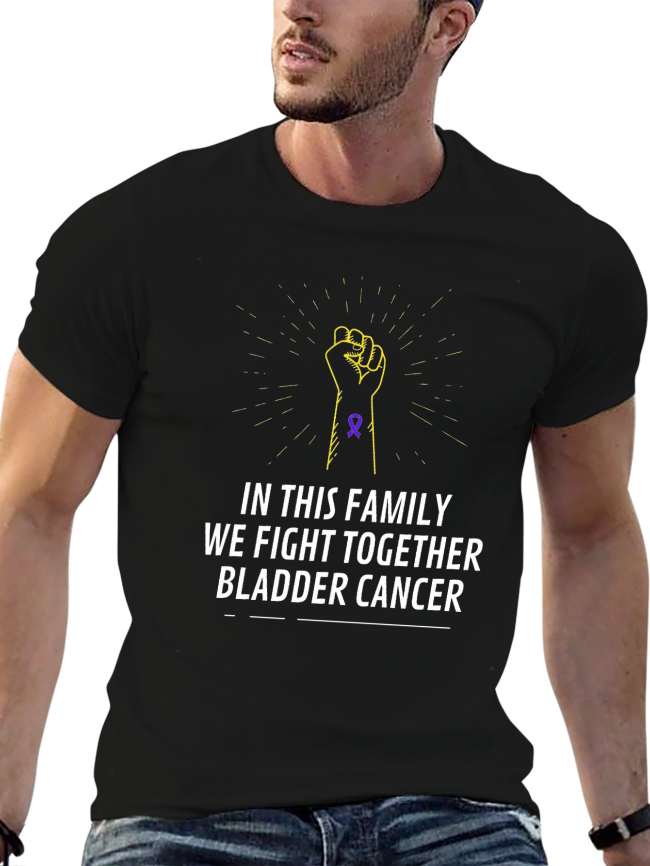 Bladder Cancer Awareness Tee - Family Support Shirt