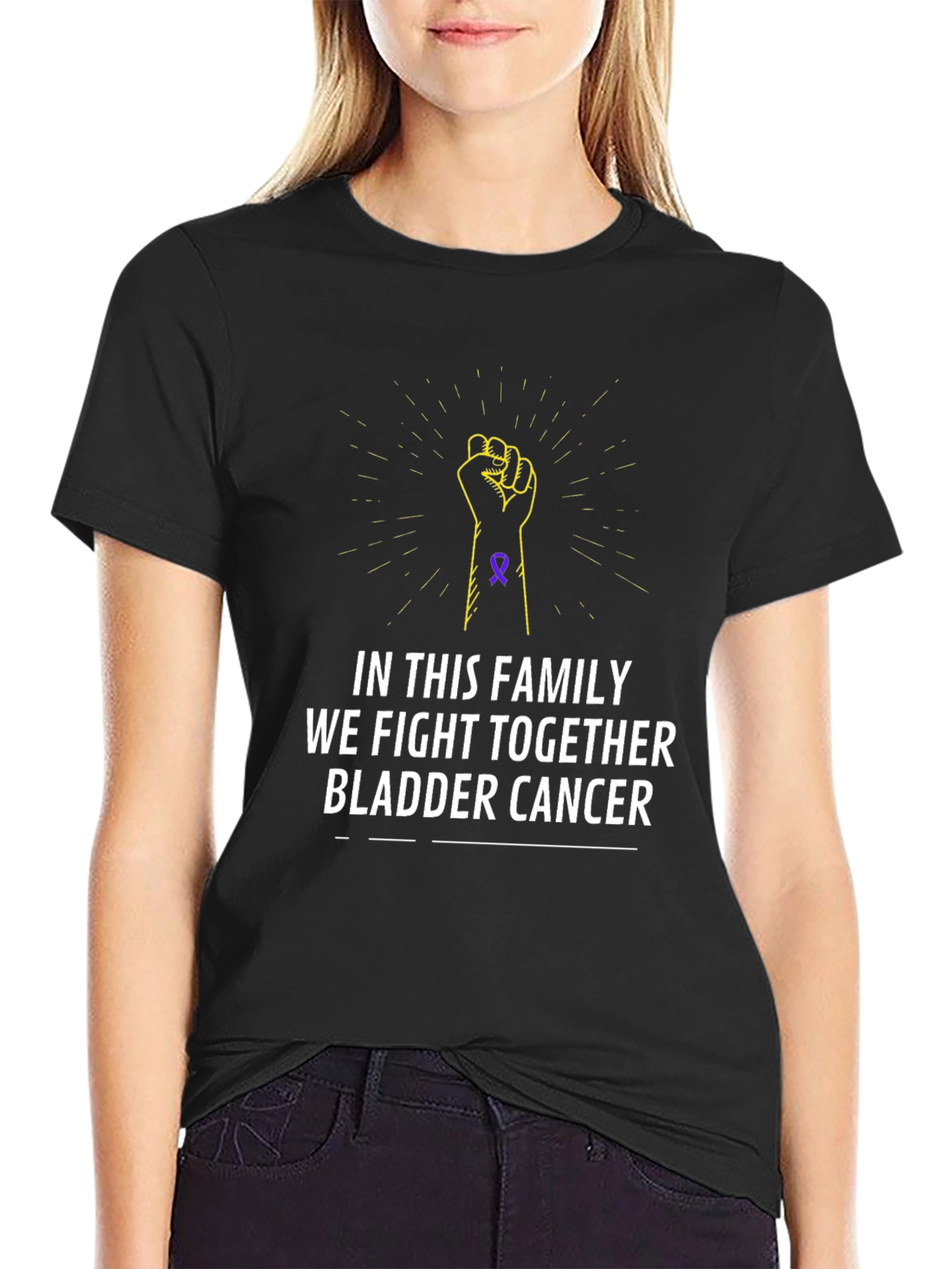 Bladder Cancer Awareness Tee - Family Support Shirt